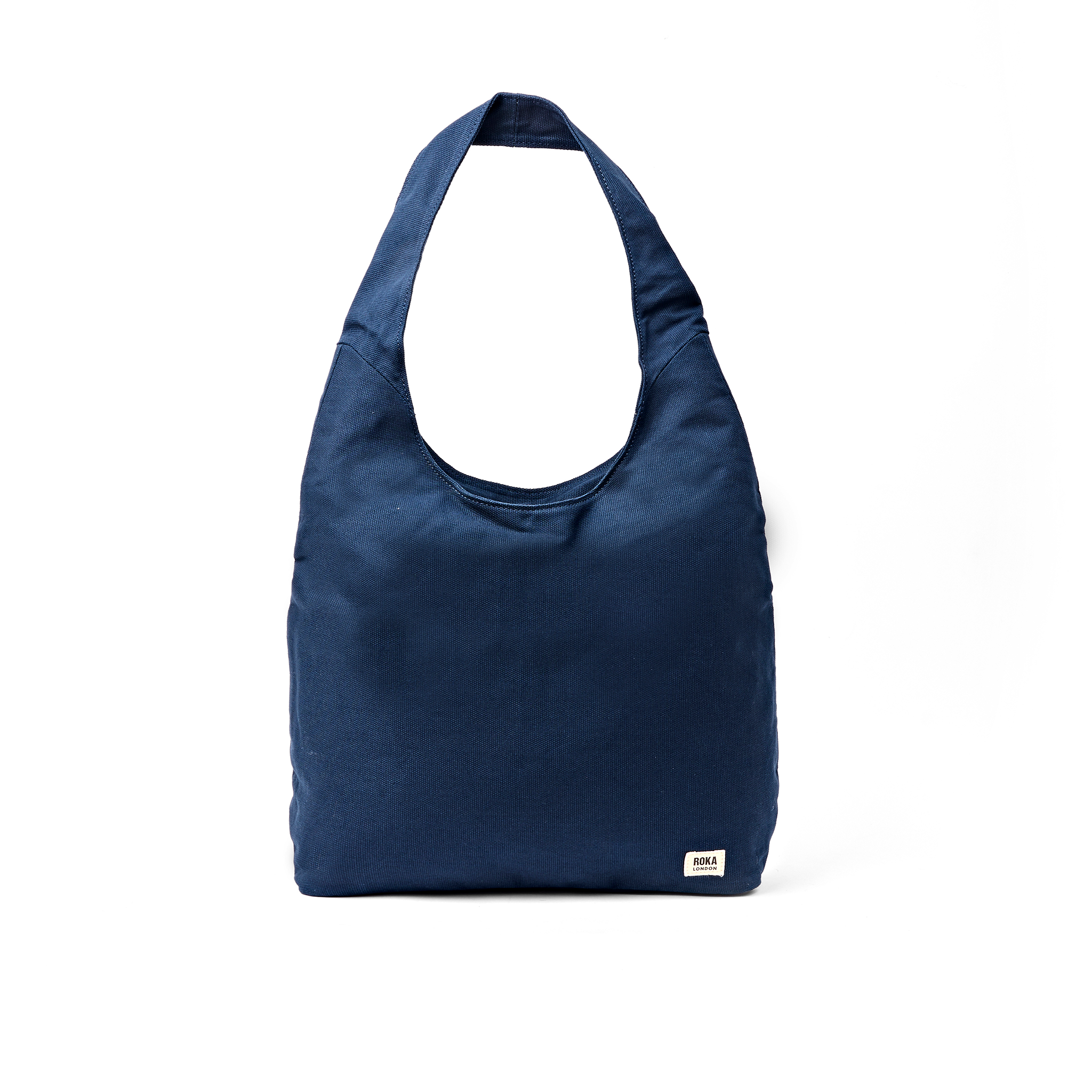 Roka London Hoxton skulderveske Admiral Large canvas
