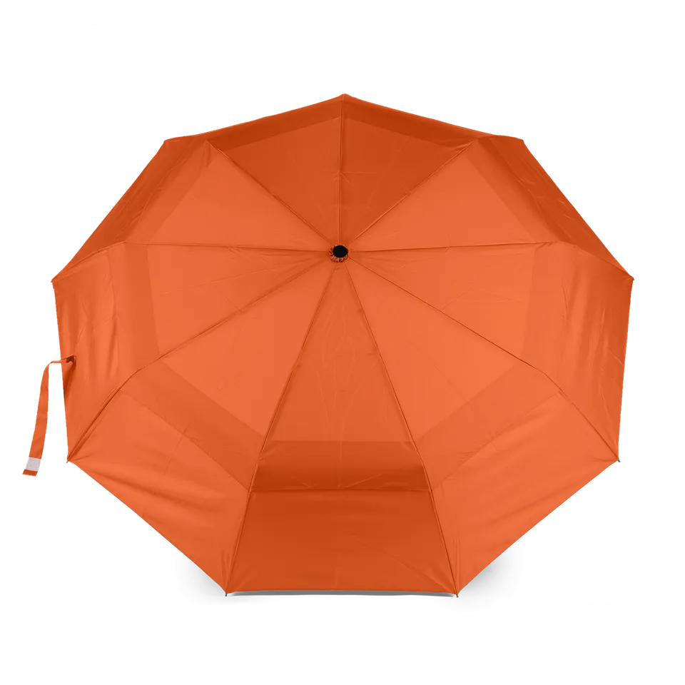 Roka London Waterloo paraply Medium brent oransje