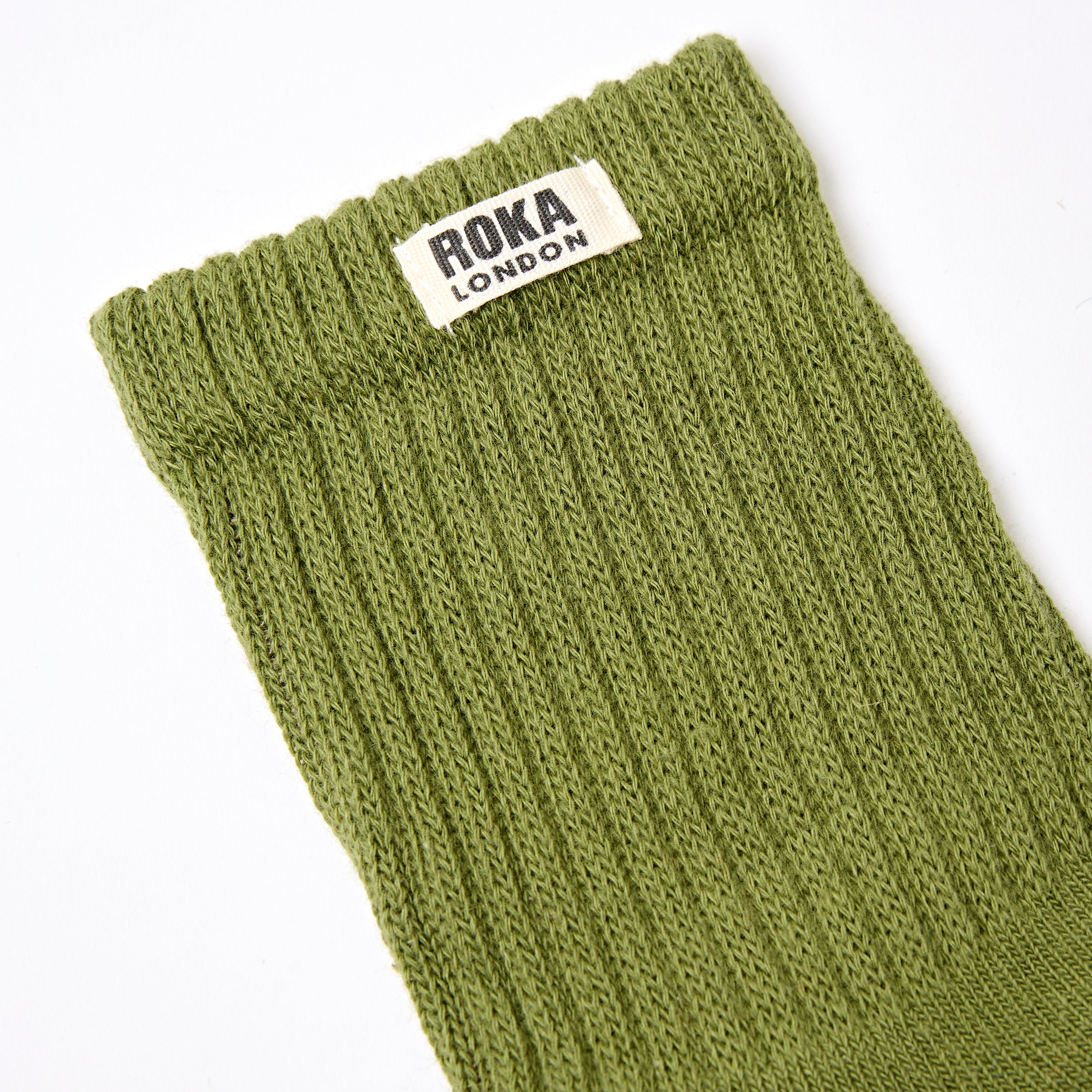 Roka London Windsor sokker Avocado dame UK 3-8