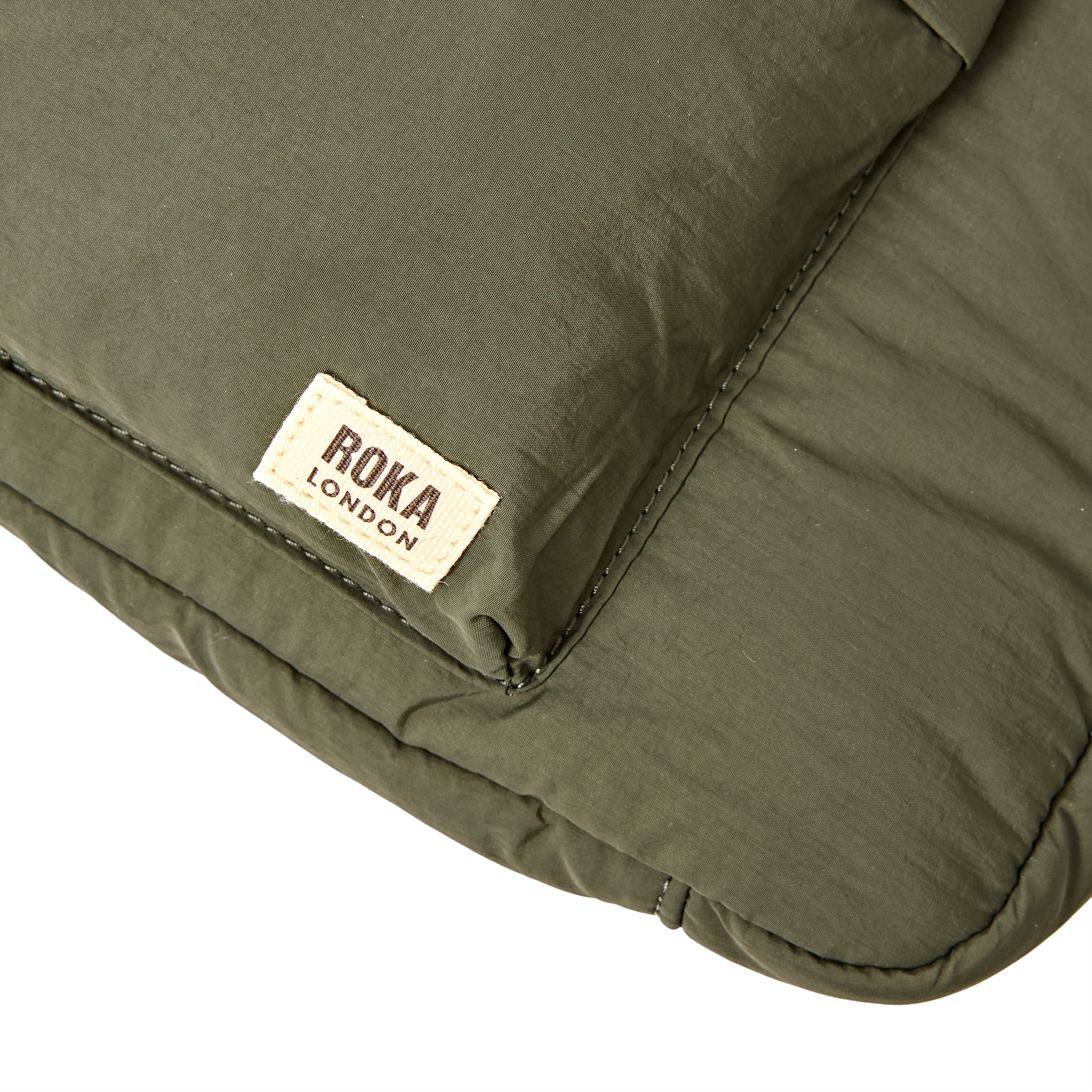 Roka London Belsize Medium skulderveske Olive 14,7L