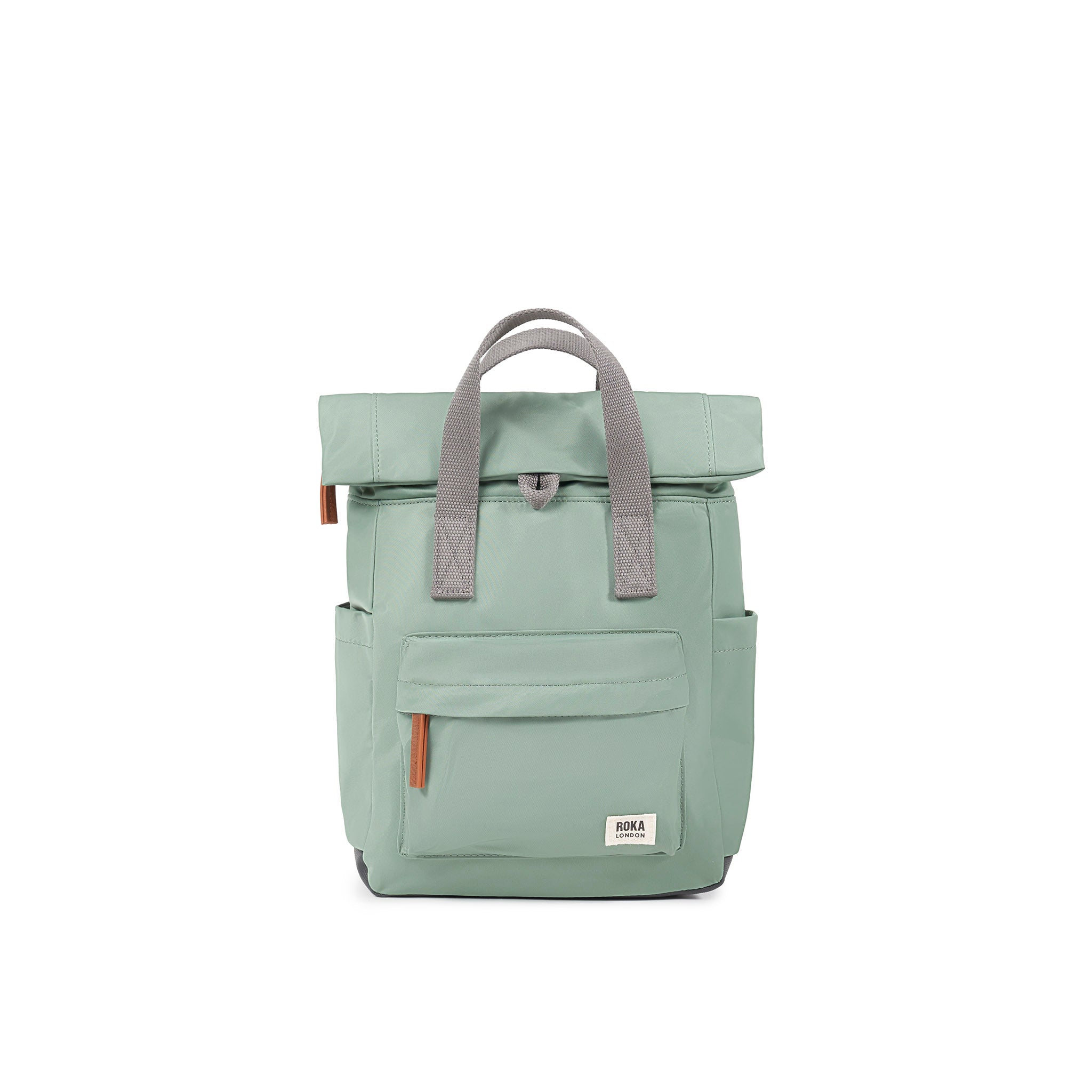 Roka London Canfield ryggsekk Small frost grå roll-top