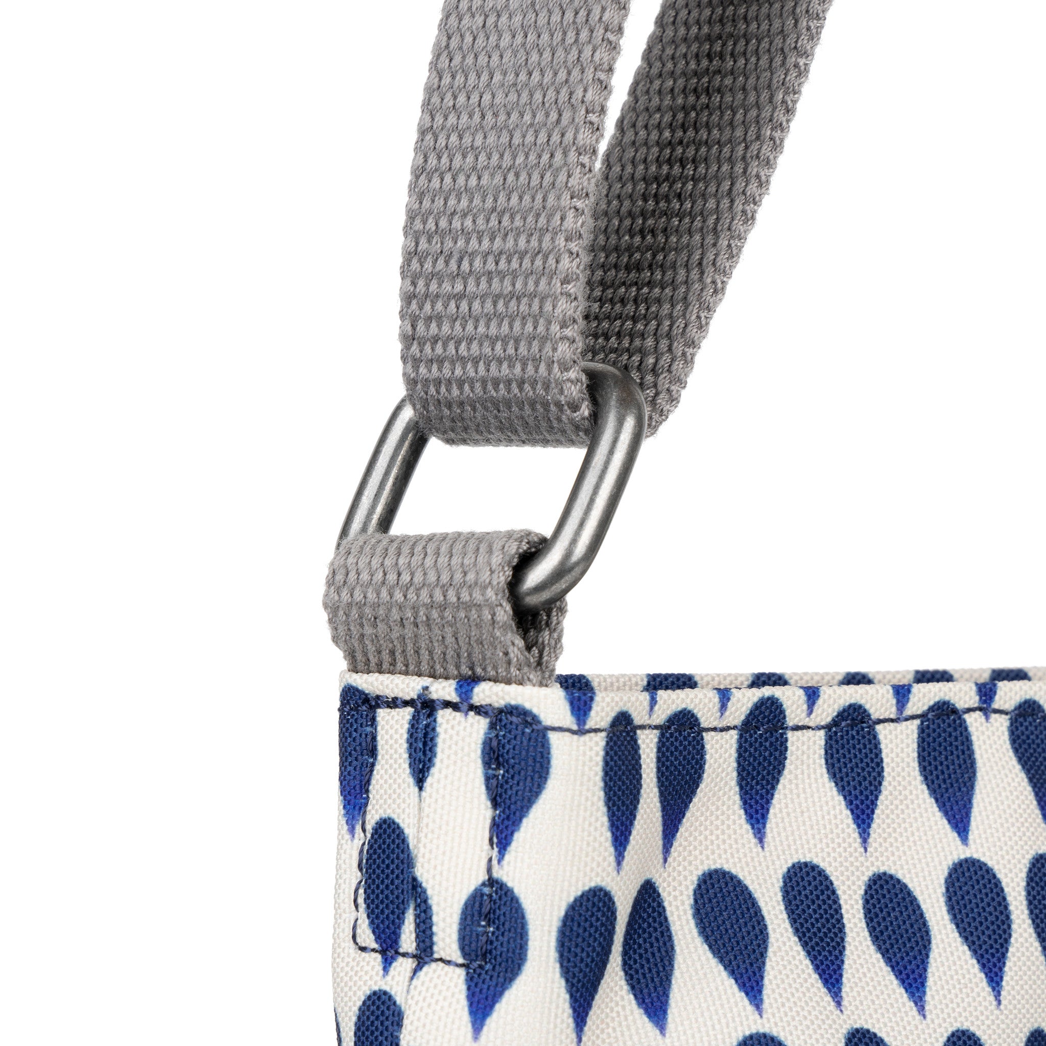 Roka London Kennington crossbody veske Denim Rain medium 2,7 l