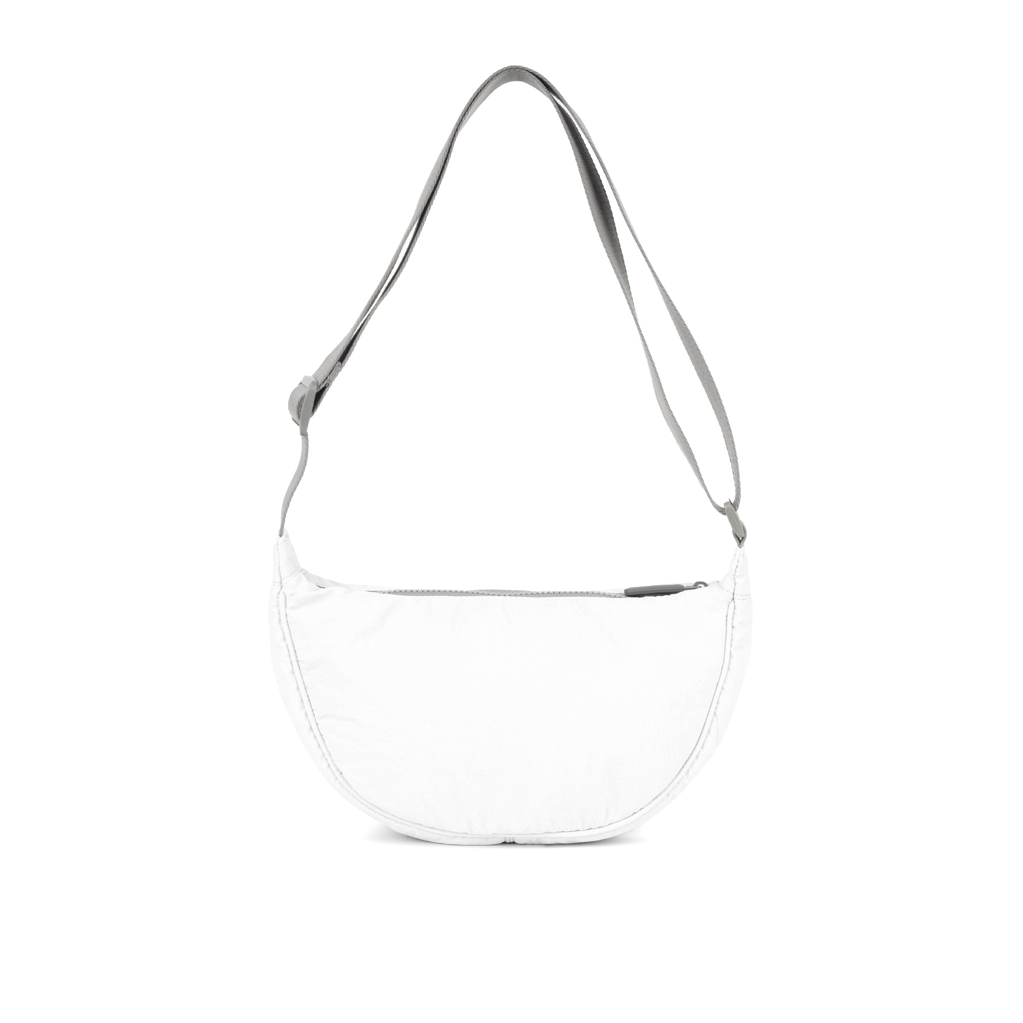 Roka London Farringdon Half Moon skulderveske coconut small