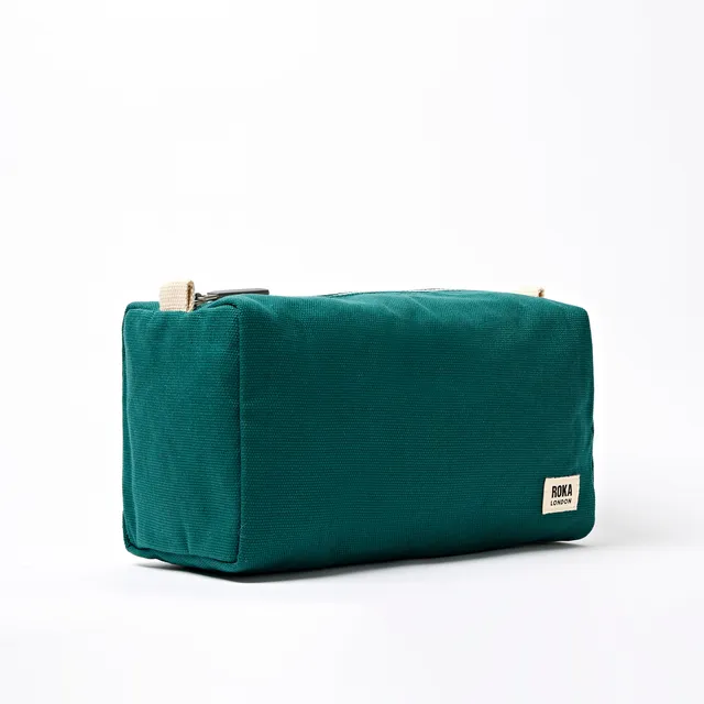 Roka London Maygrove toalettmappe Teal Small 4,8 liter