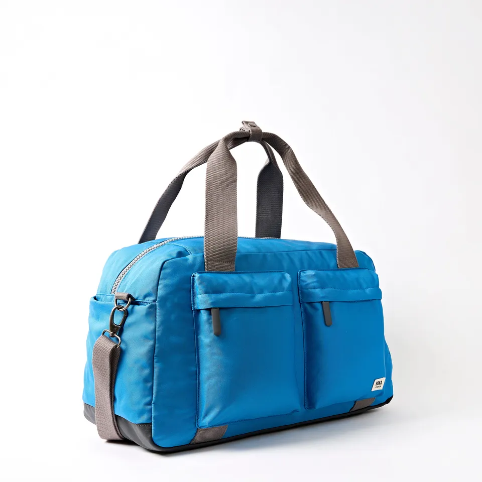 Roka London Gatwick duffelbag malibu blue kabin