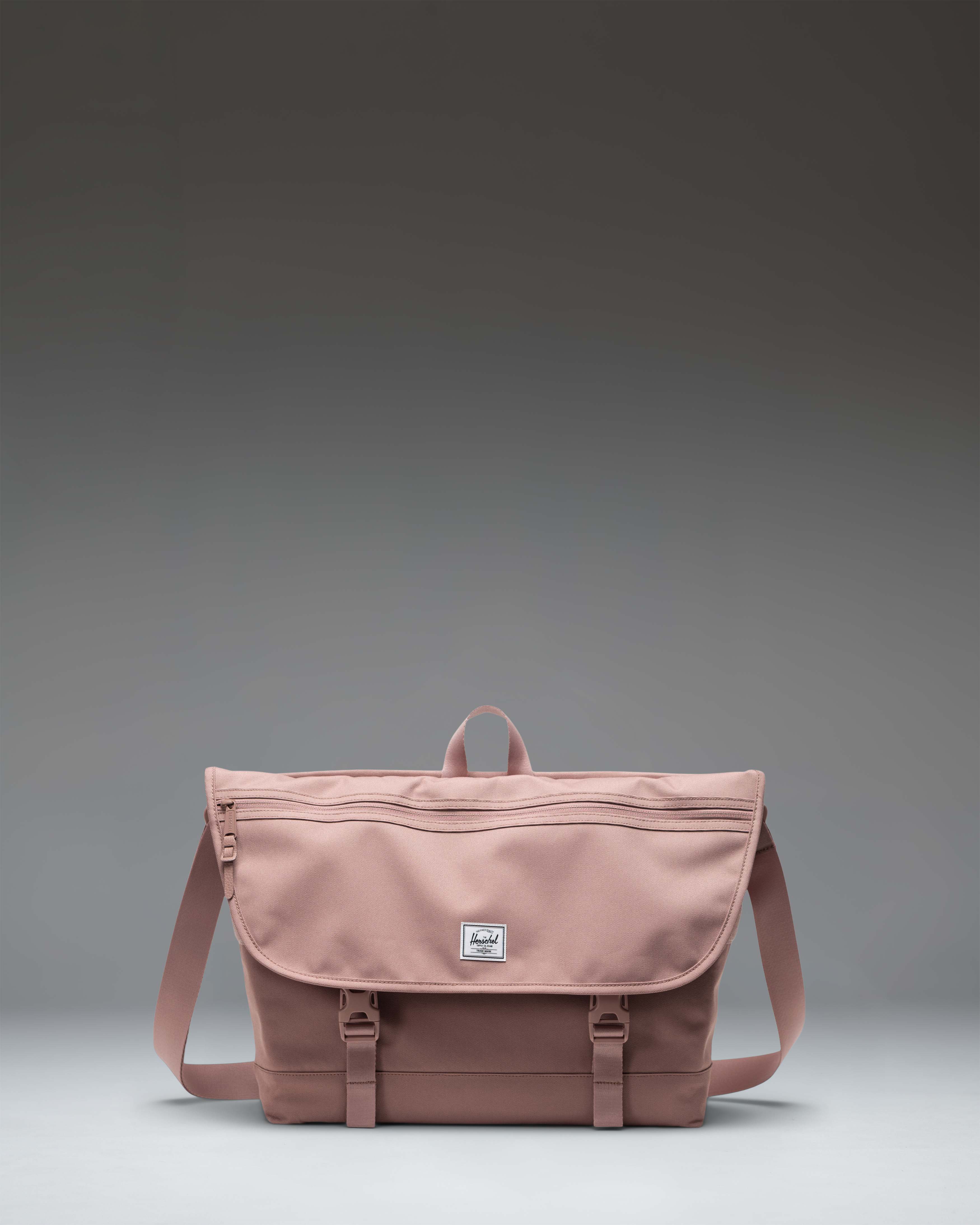 Herschel Cove Messenger skulderveske Raven Crosshatch laptop