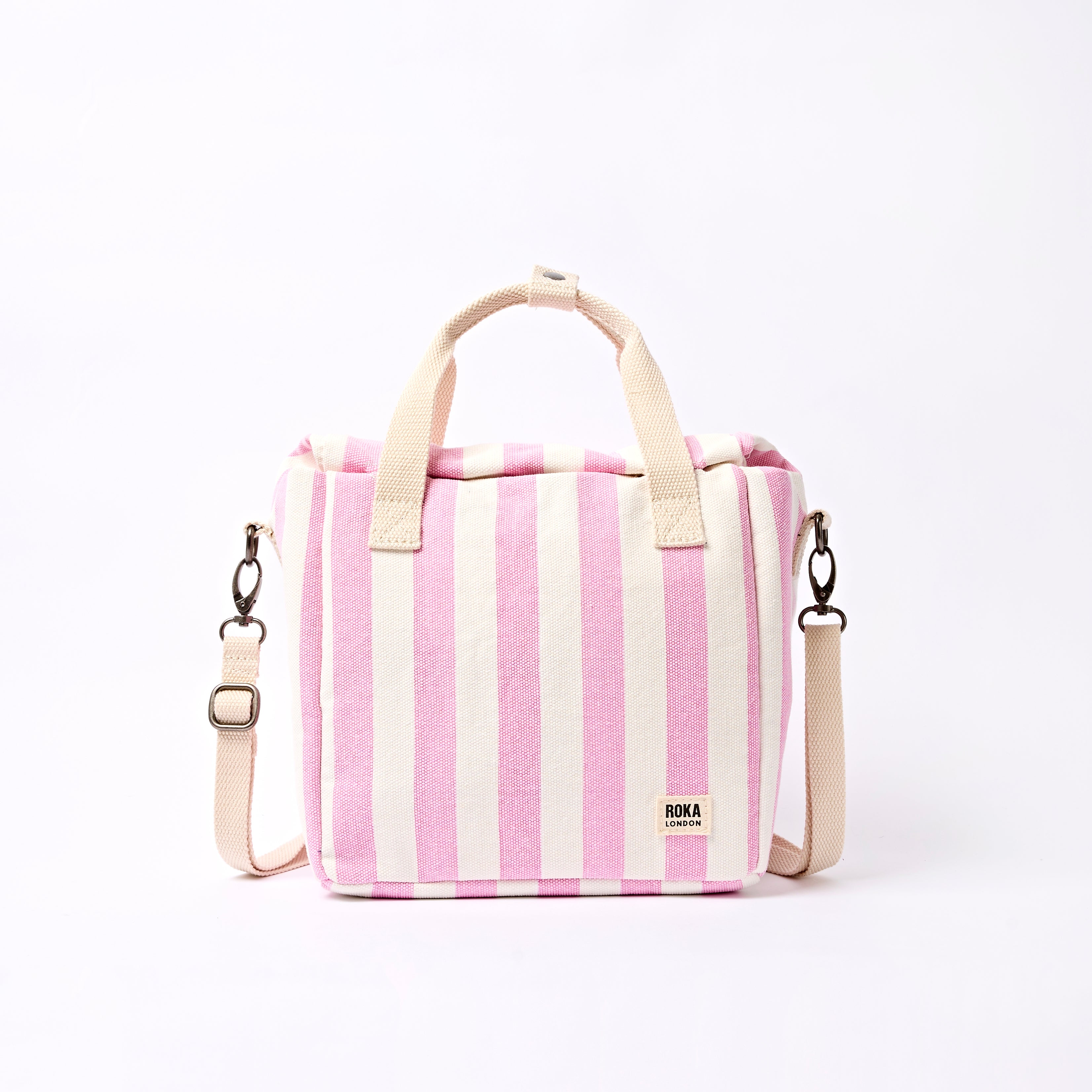 Roka London Hampstead lunsjveske Sherbet Stripe 7,4 liter