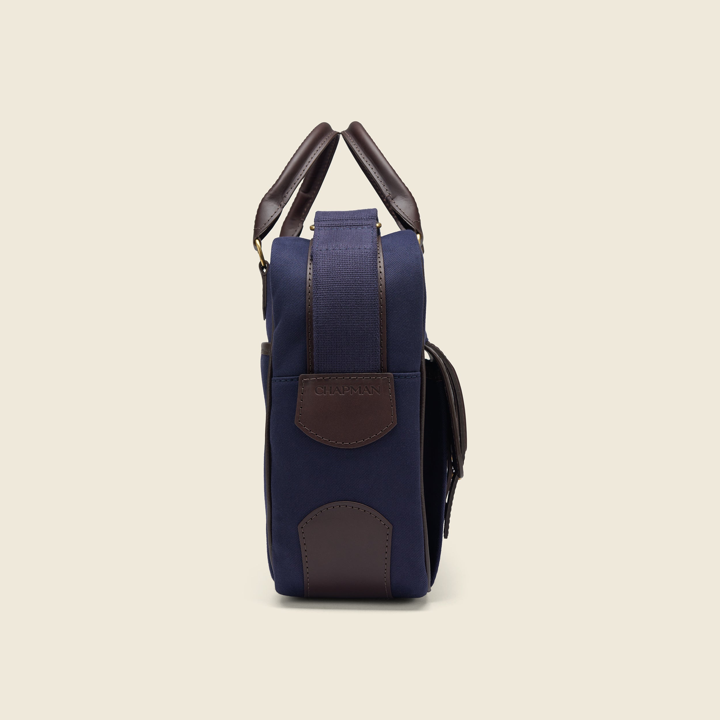 Chapman Maximalist Briefcase jobbveske svart skinn