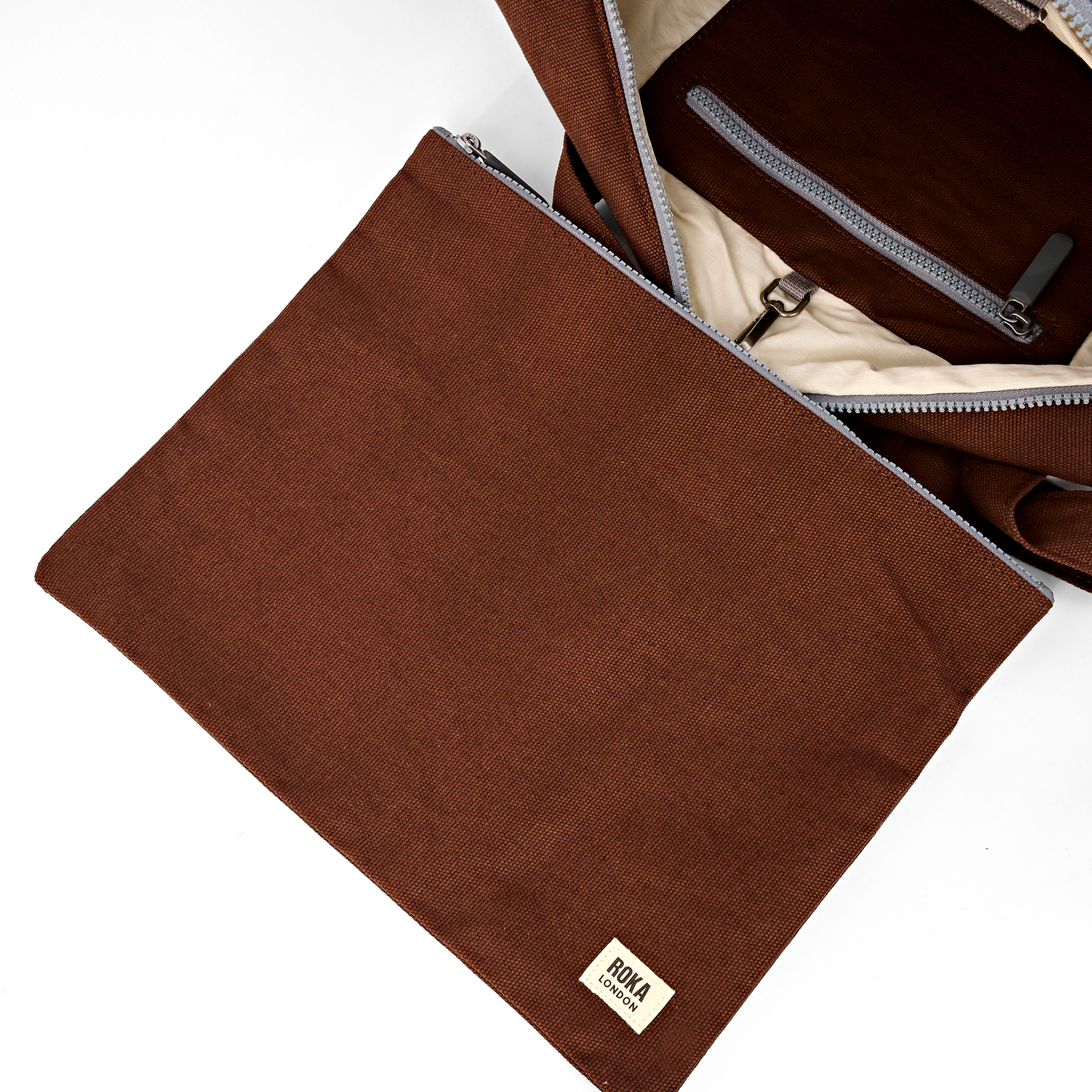 Roka London Somerset skulderveske lindt 18,5 L