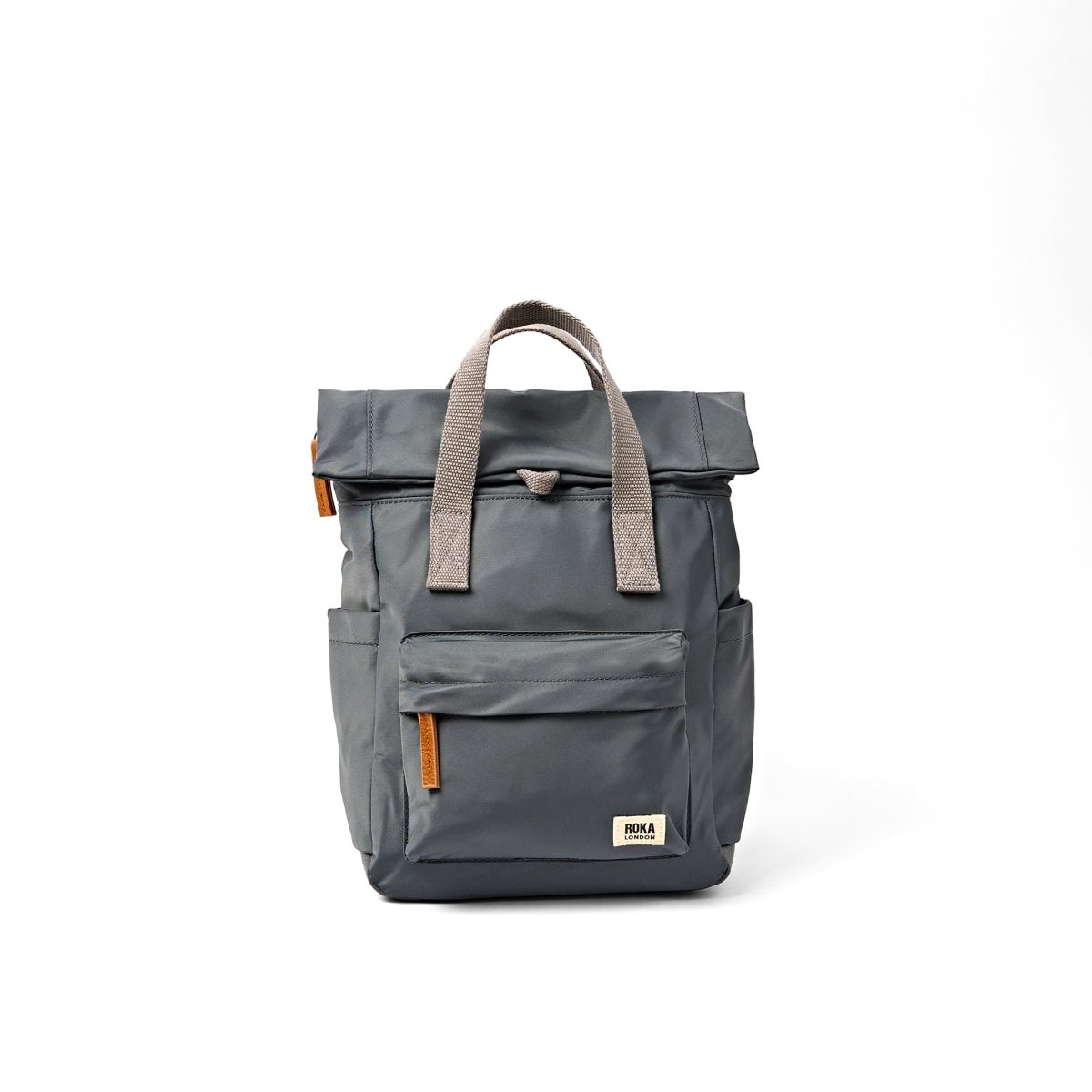 Roka London Canfield Roll Top ryggsekk Medium Beluga 16,4 l