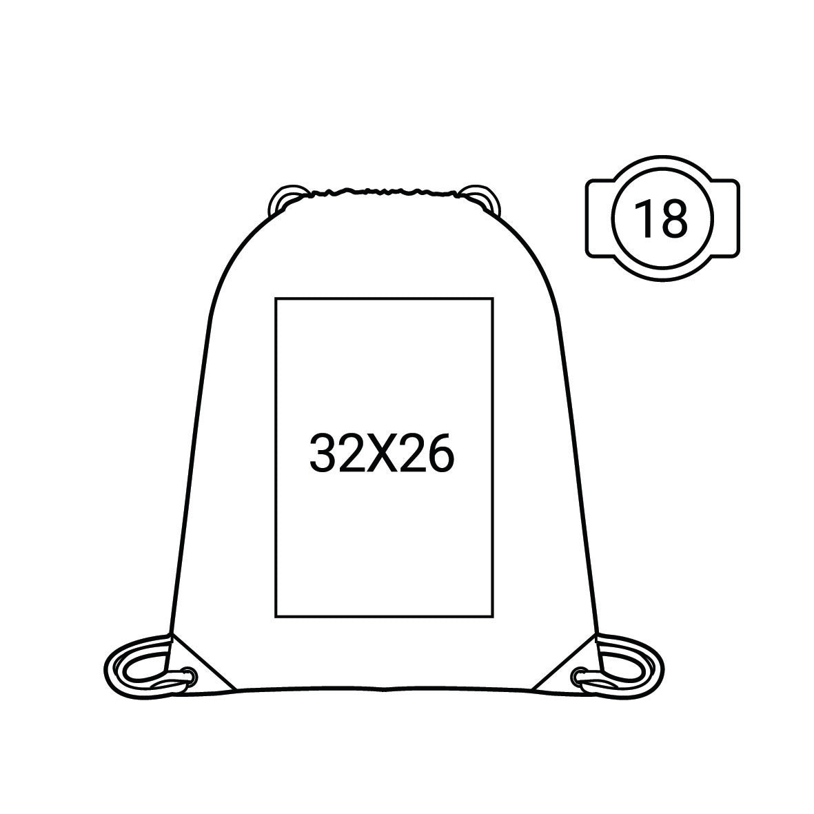 Shugon Stafford gymbag svart bomull