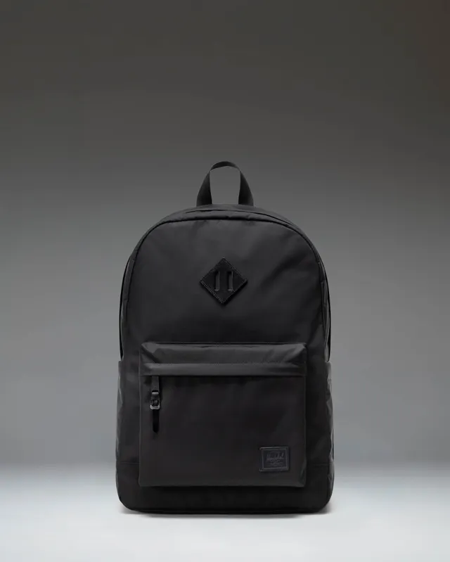 Herschel Heritage Backpack Premium Classic ryggsekk svart skinn