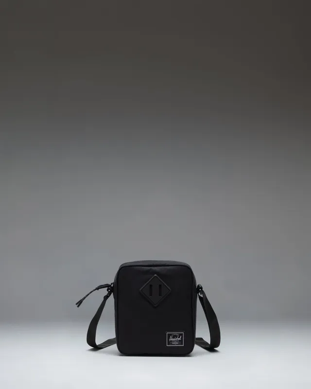 Herschel Heritage Crossbody skulderveske Black/Grey twill