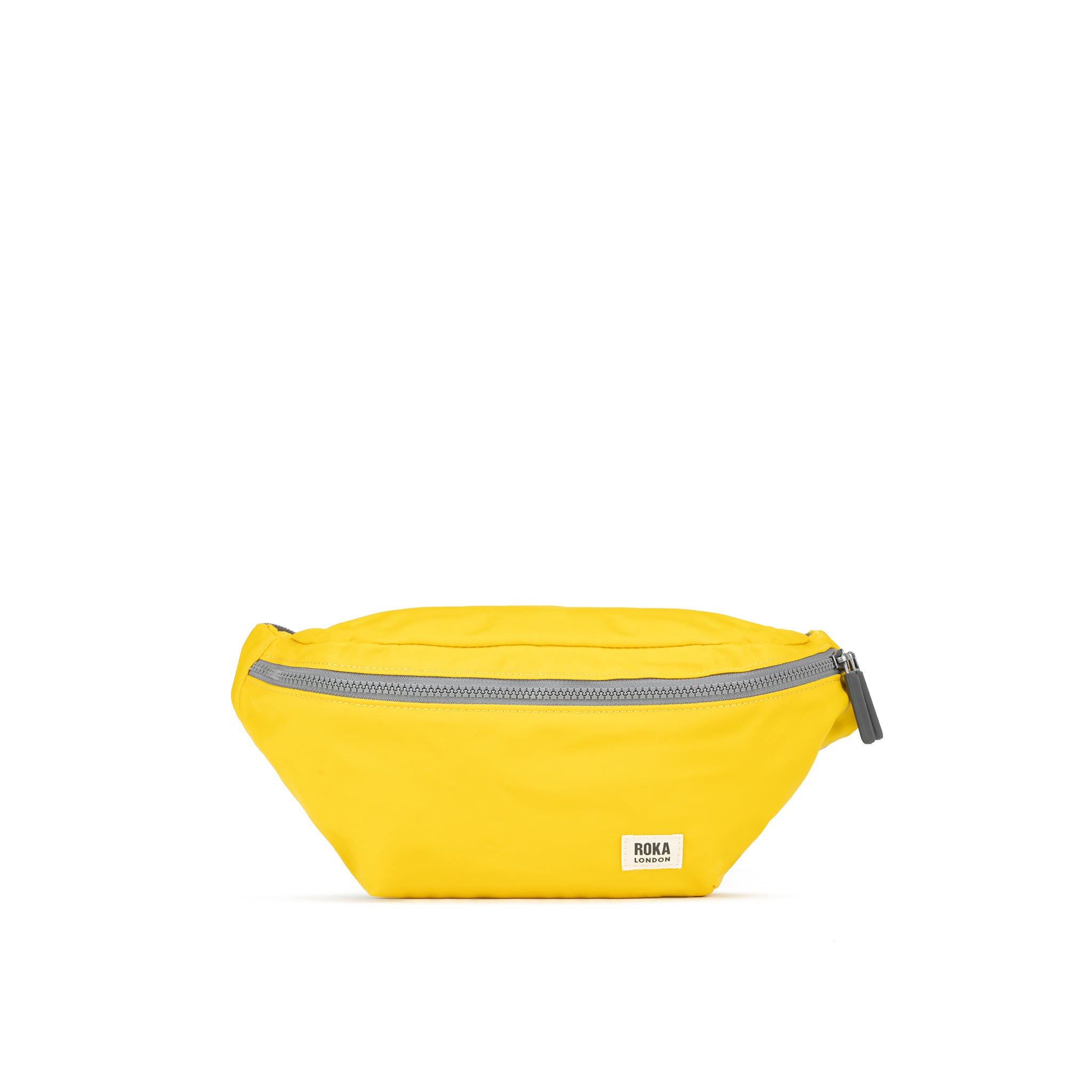 Roka London Jubilee Bag rumpetaske mustard 3,2 liter