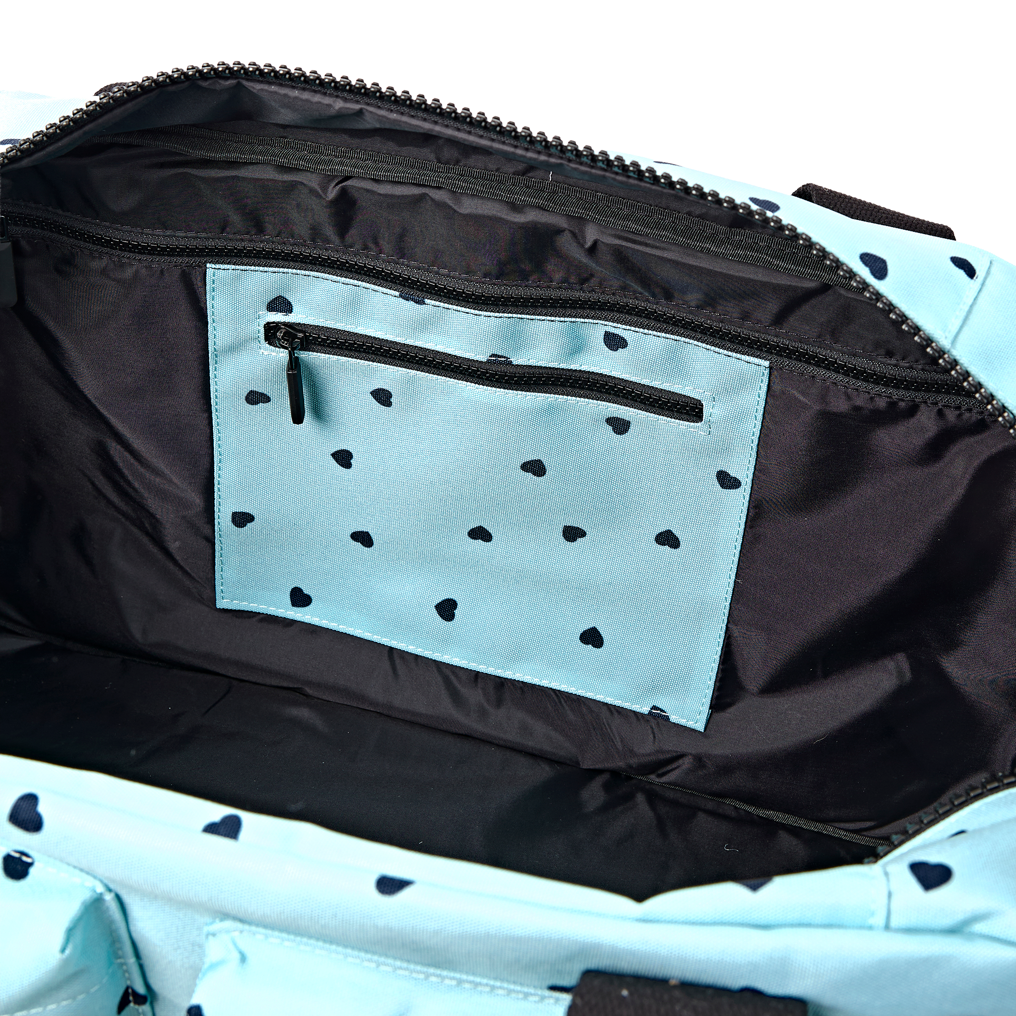 Roka London Gatwick duffelbag Heart Print 17" laptop.
