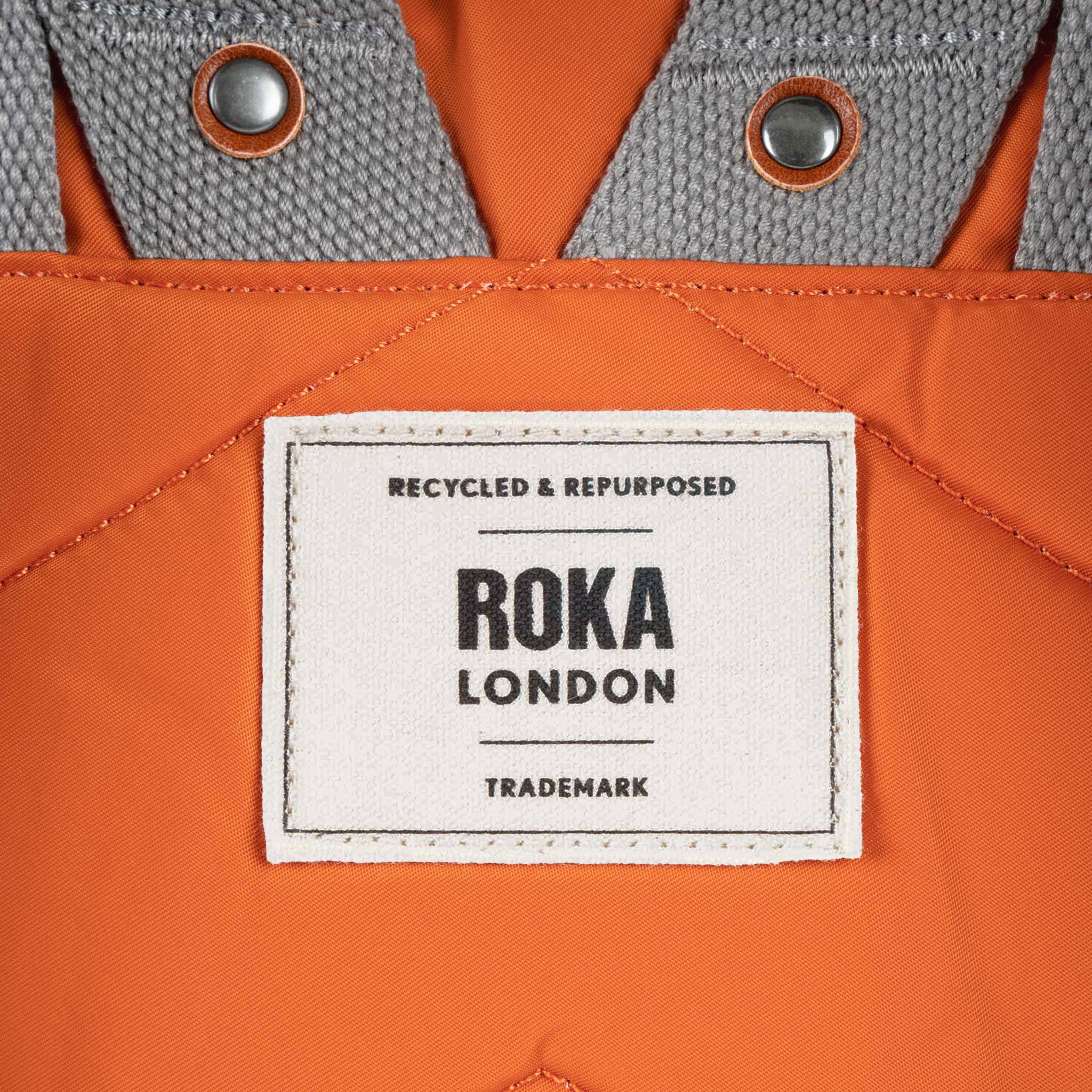 Roka London Bayswater Medium ryggsekk burnt orange 14,6 liter