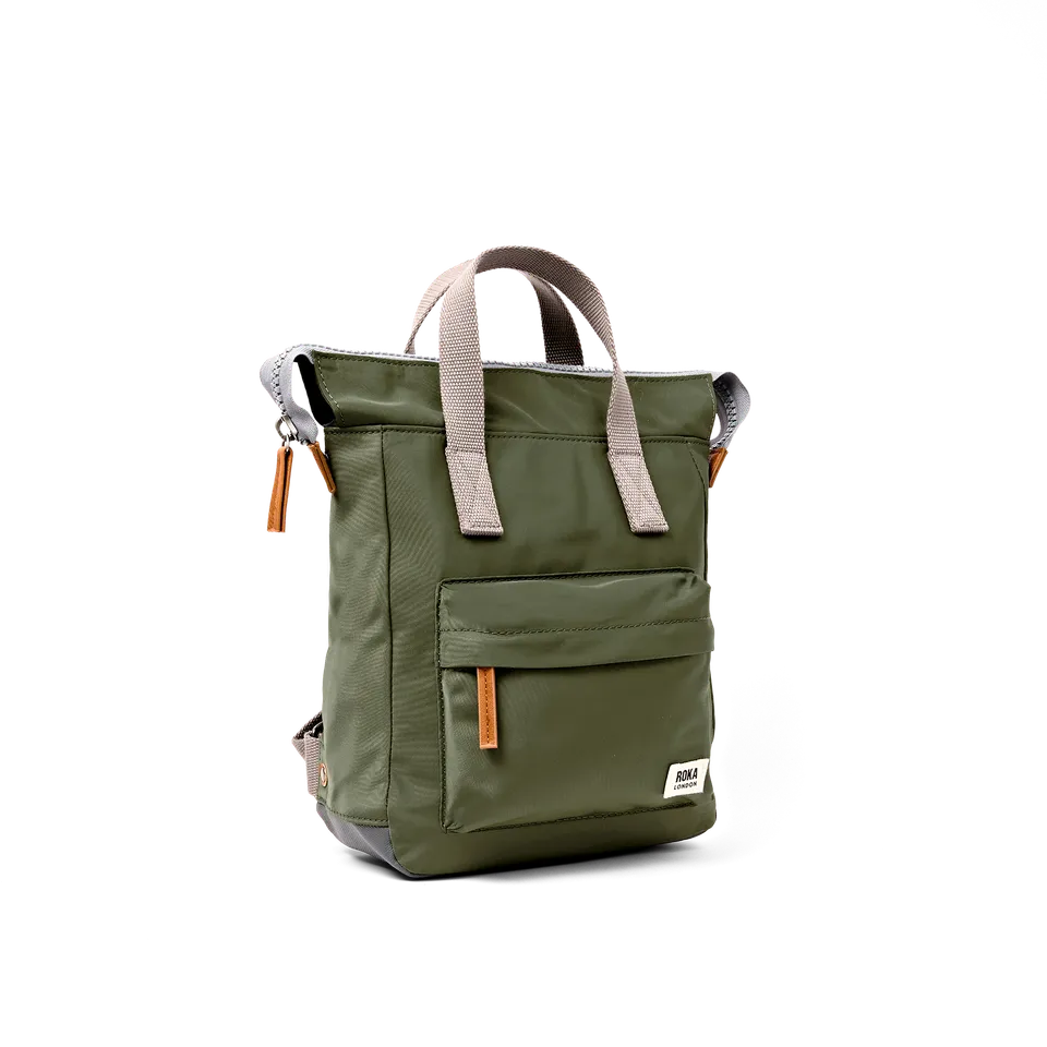 Roka London Bantry ryggsekk small chive 7,4 liter