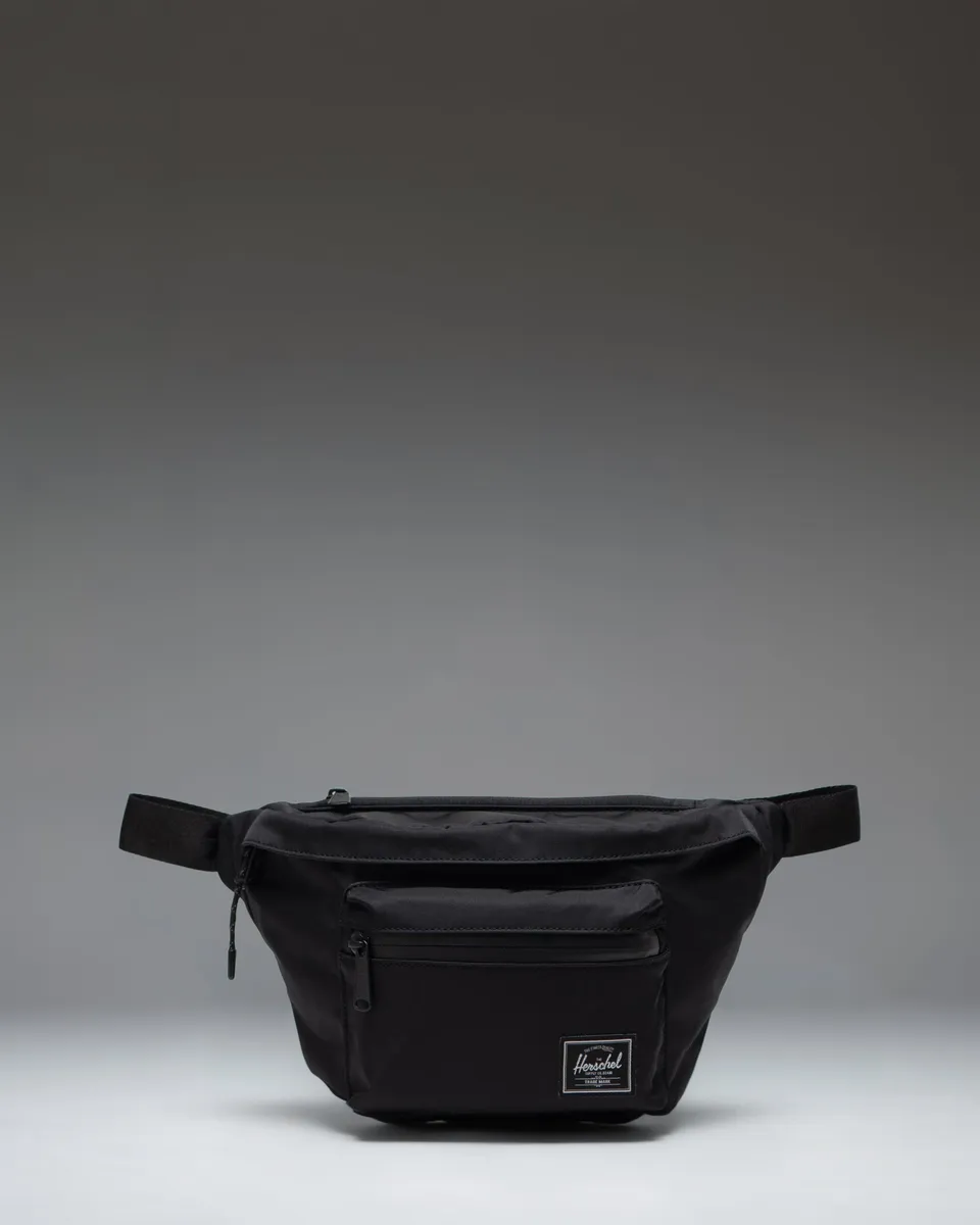 Herschel Pop Quiz Hip Pack midjeveske svart/grå twill