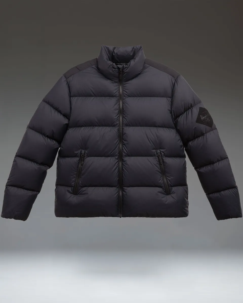 Herschel Puffer dunjakke herre svart 700-fill lett