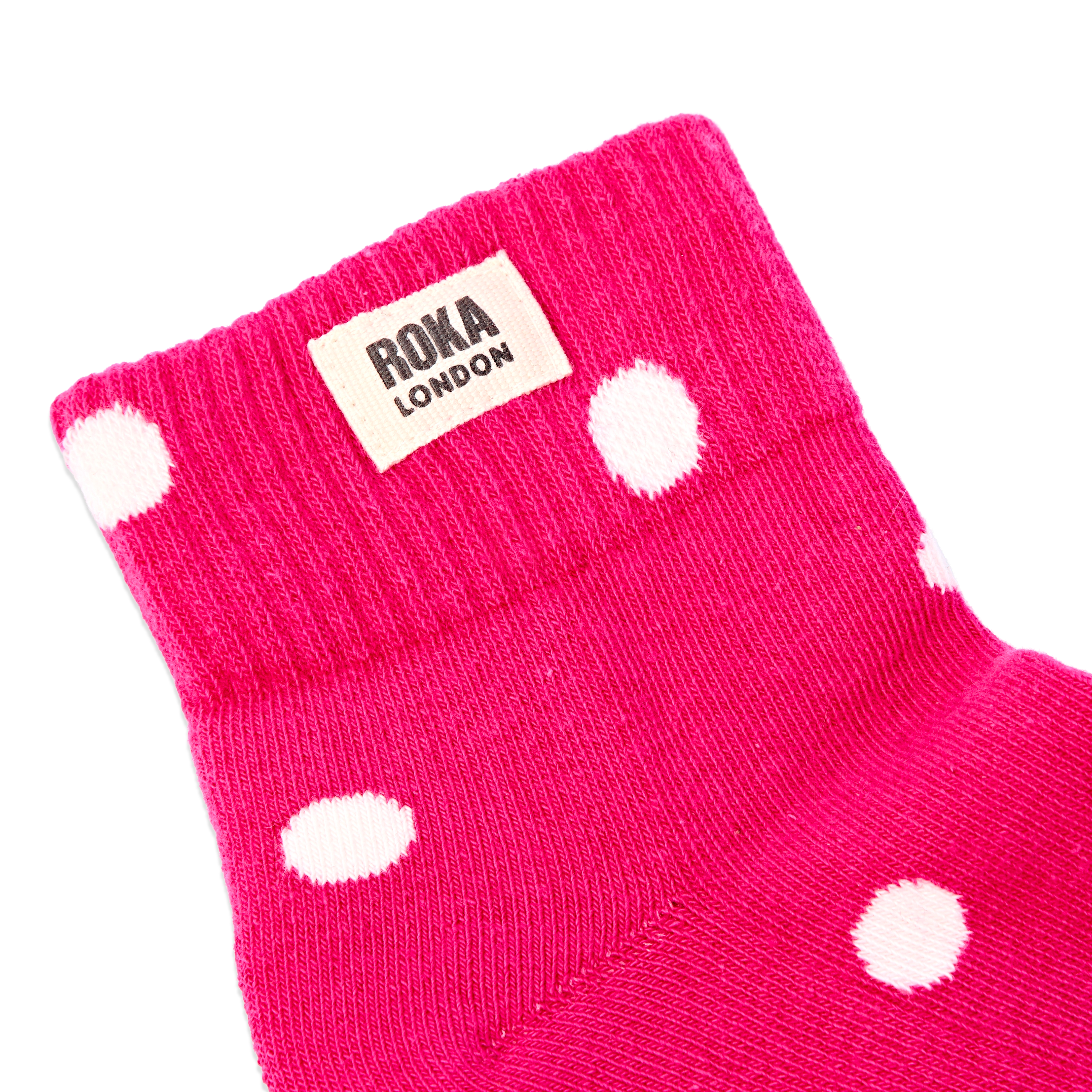 Roka London Wembley ankelsokker pink dot 36–42