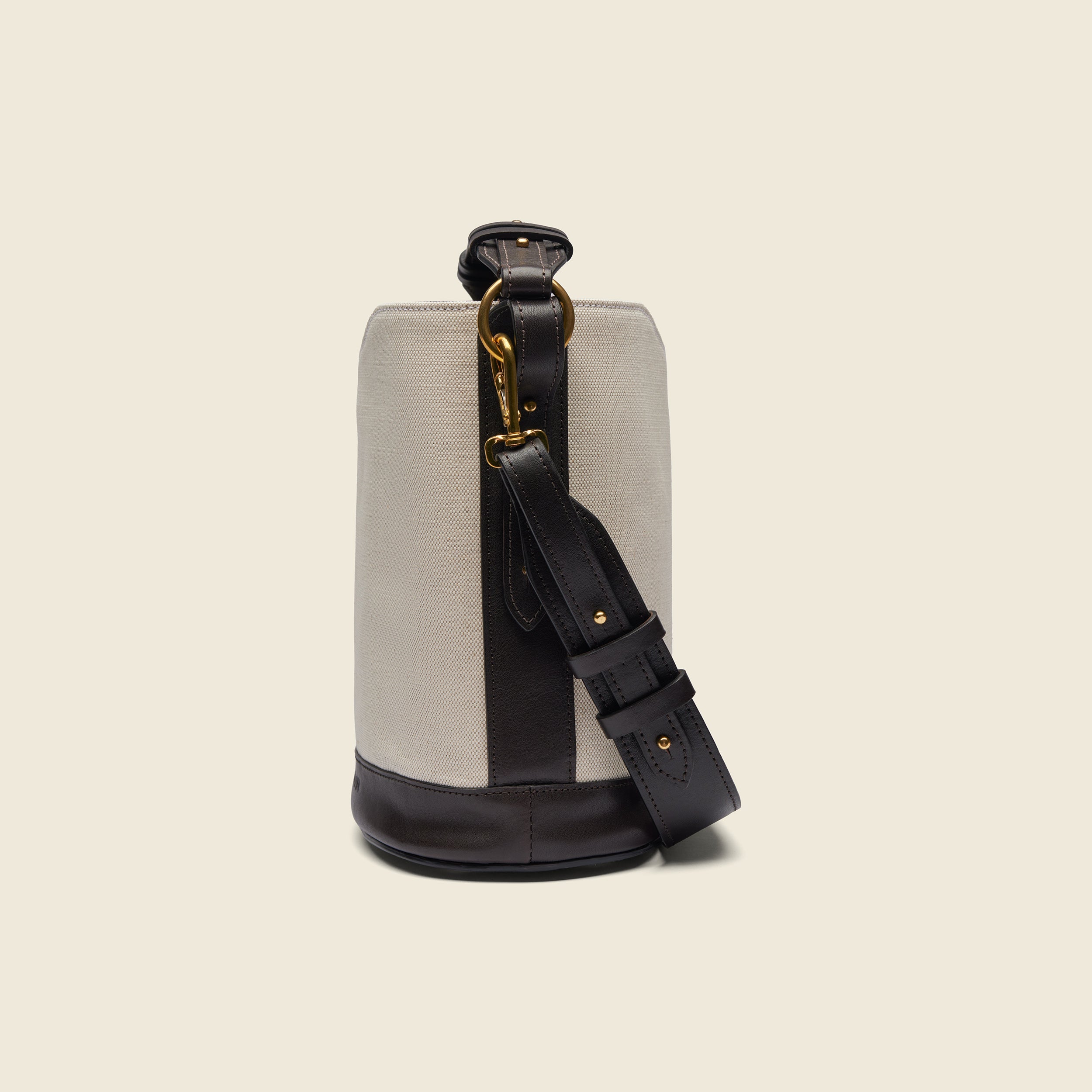 Chapman Madeleine Bucket Bag bøtteveske tan canvas