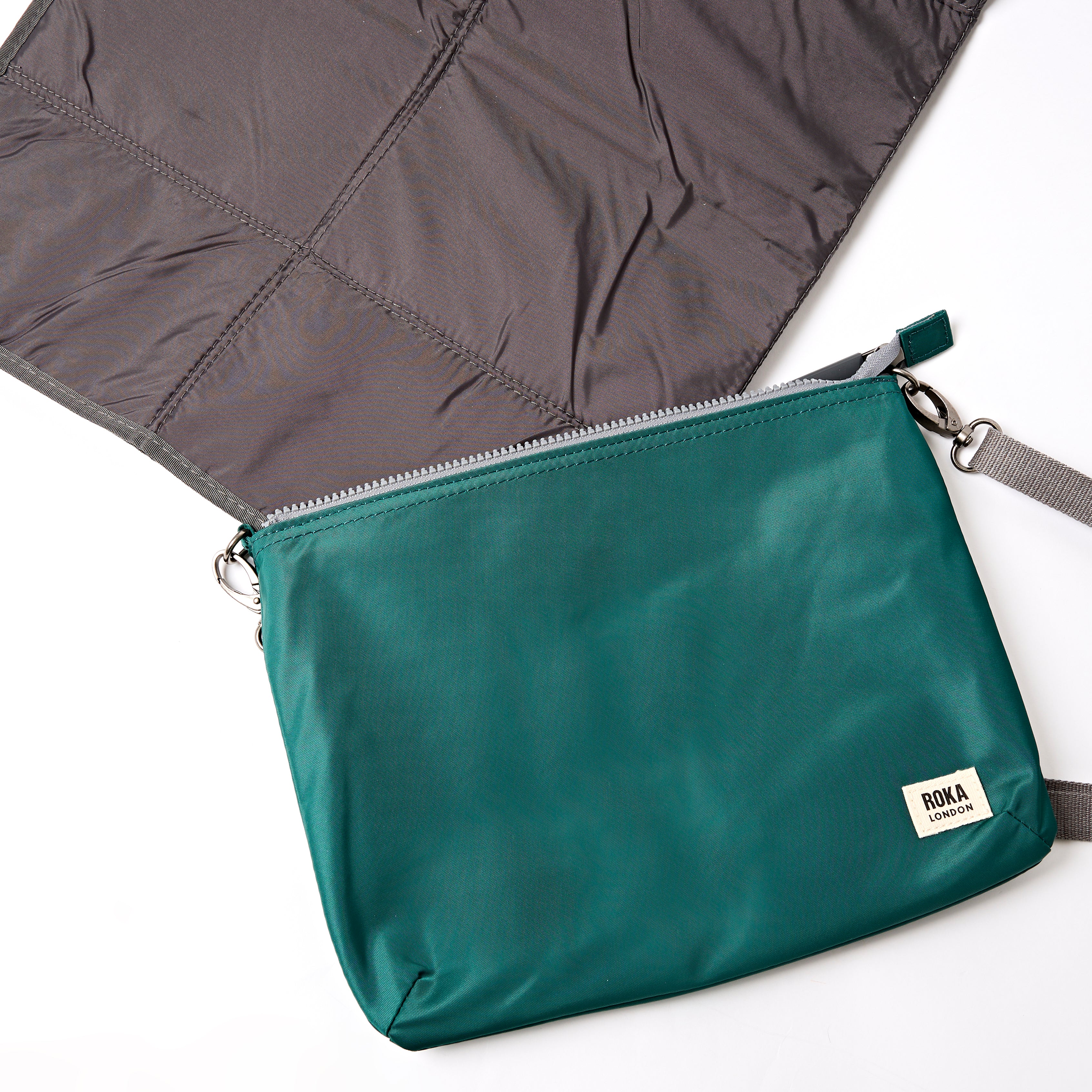 Roka London Primrose Large stellebag teal 4-i-1 sett