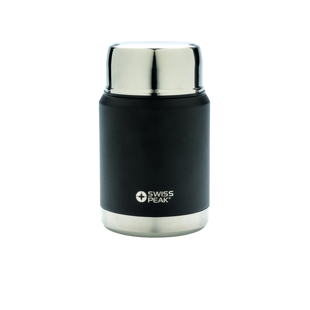Swiss Peak Elite mattermos 500 ml svart vakuumisolert