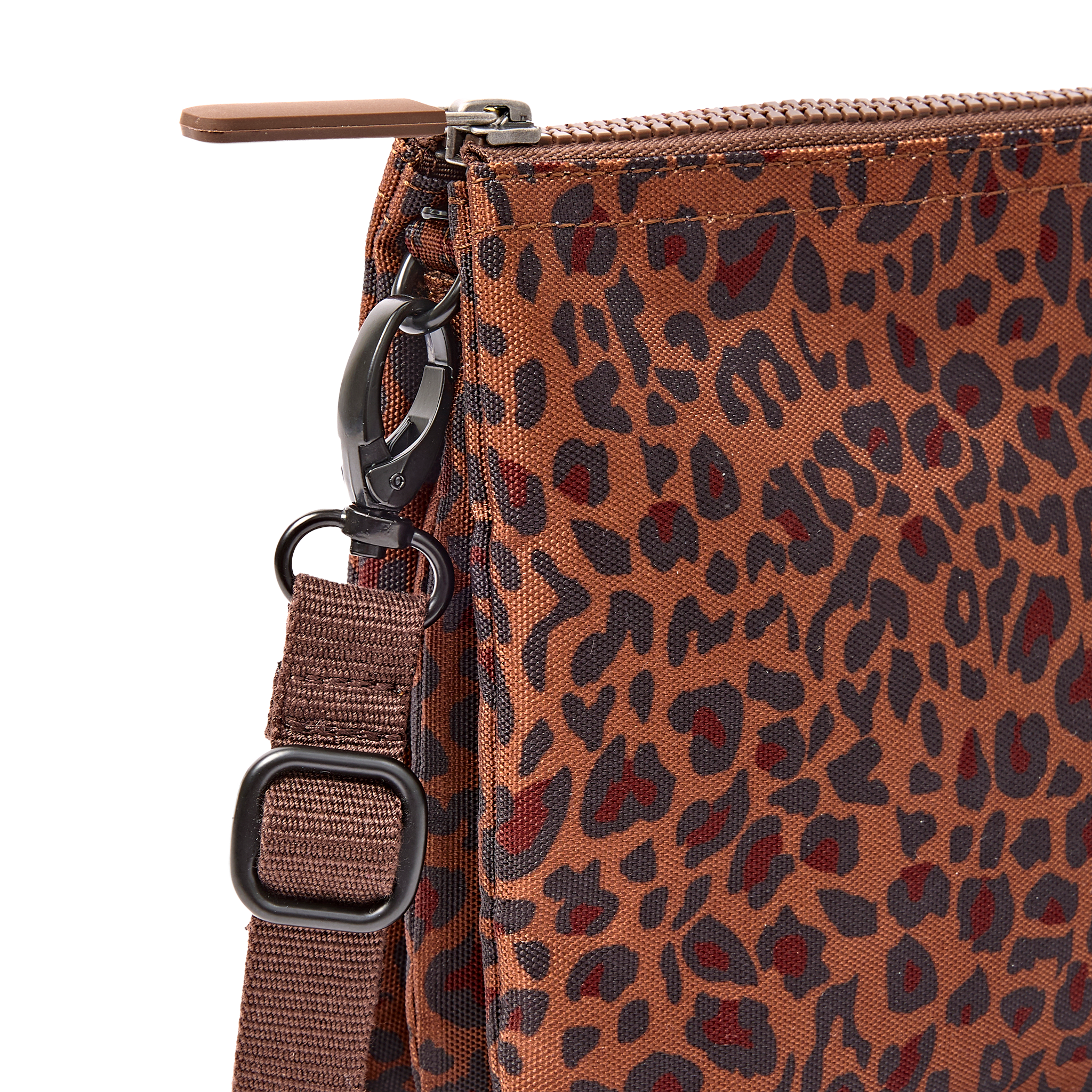 Roka London Carnaby XL crossbody Mini Leopard mønstret