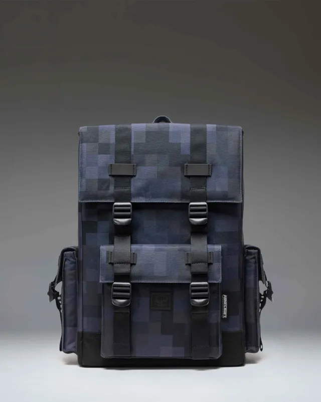 Herschel Minecraft Little America Cube sekk Black Block