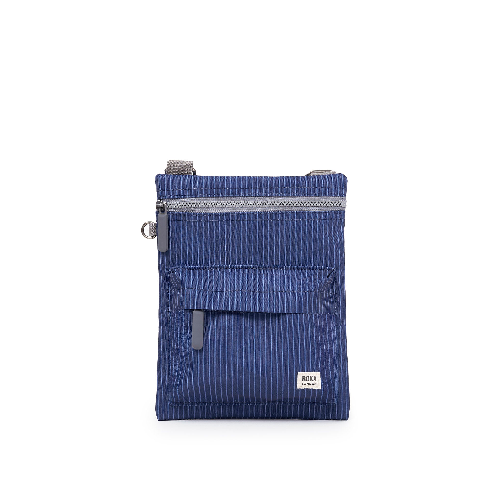 Roka London Chelsea B mobilveske Medium Denim Stripe 0,6l