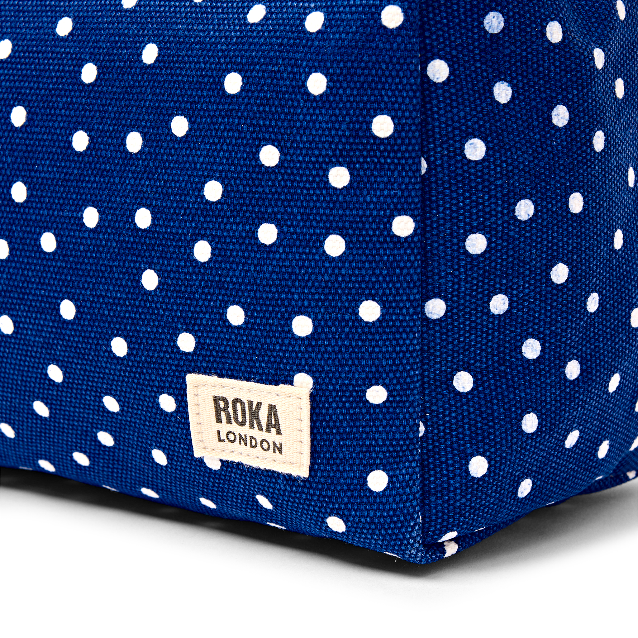 Roka London Maygrove toalettmappe navy polka 4,8 L