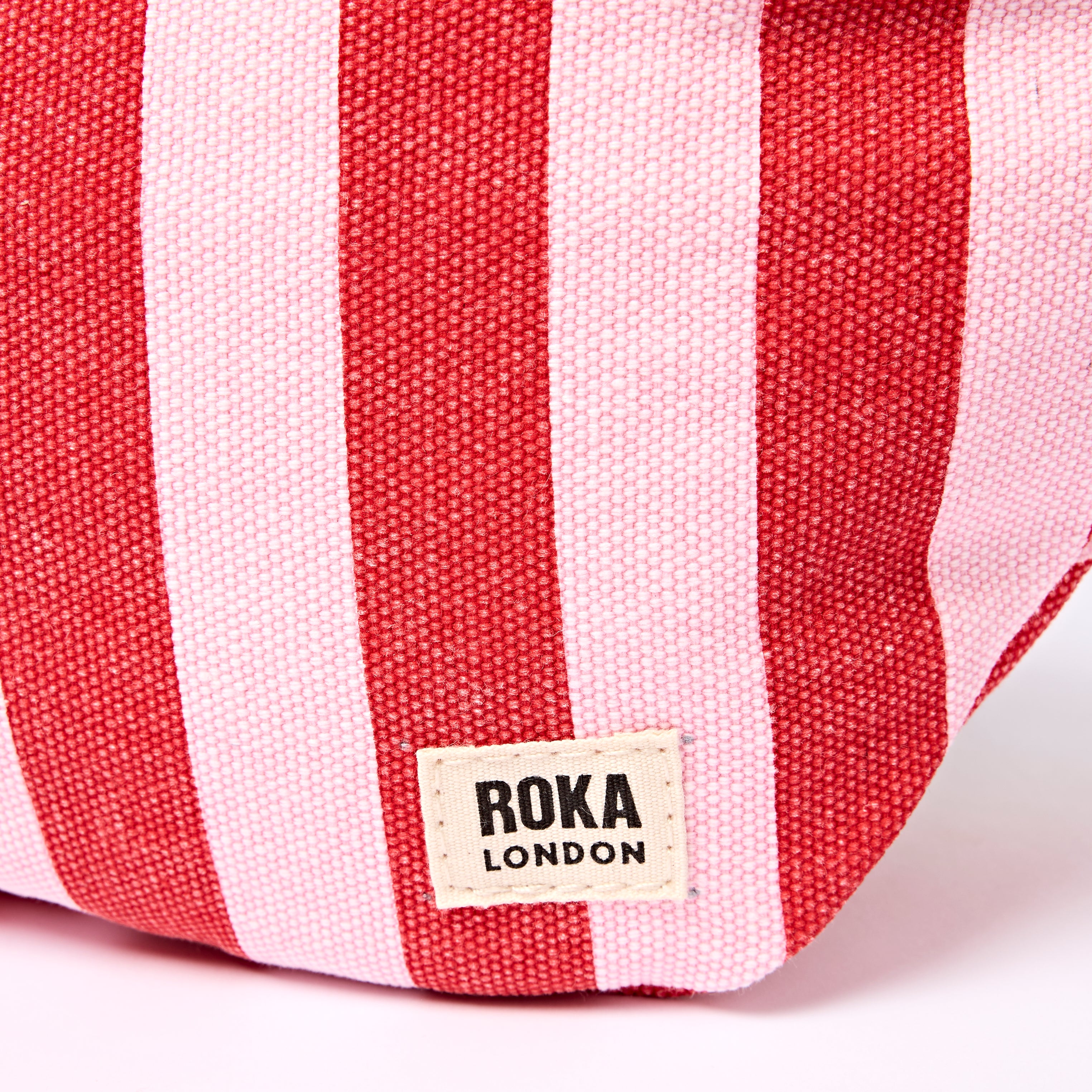 Roka London Mill Hill crossbody Strawberry Stripe 3,7 liter small