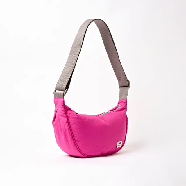 Roka London Farringdon skulderveske very berry small puffy