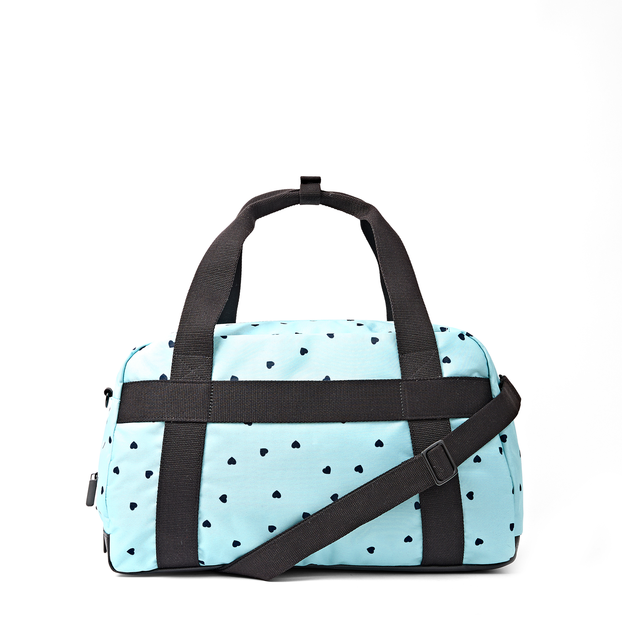 Roka London Gatwick duffelbag Heart Print 17" laptop.