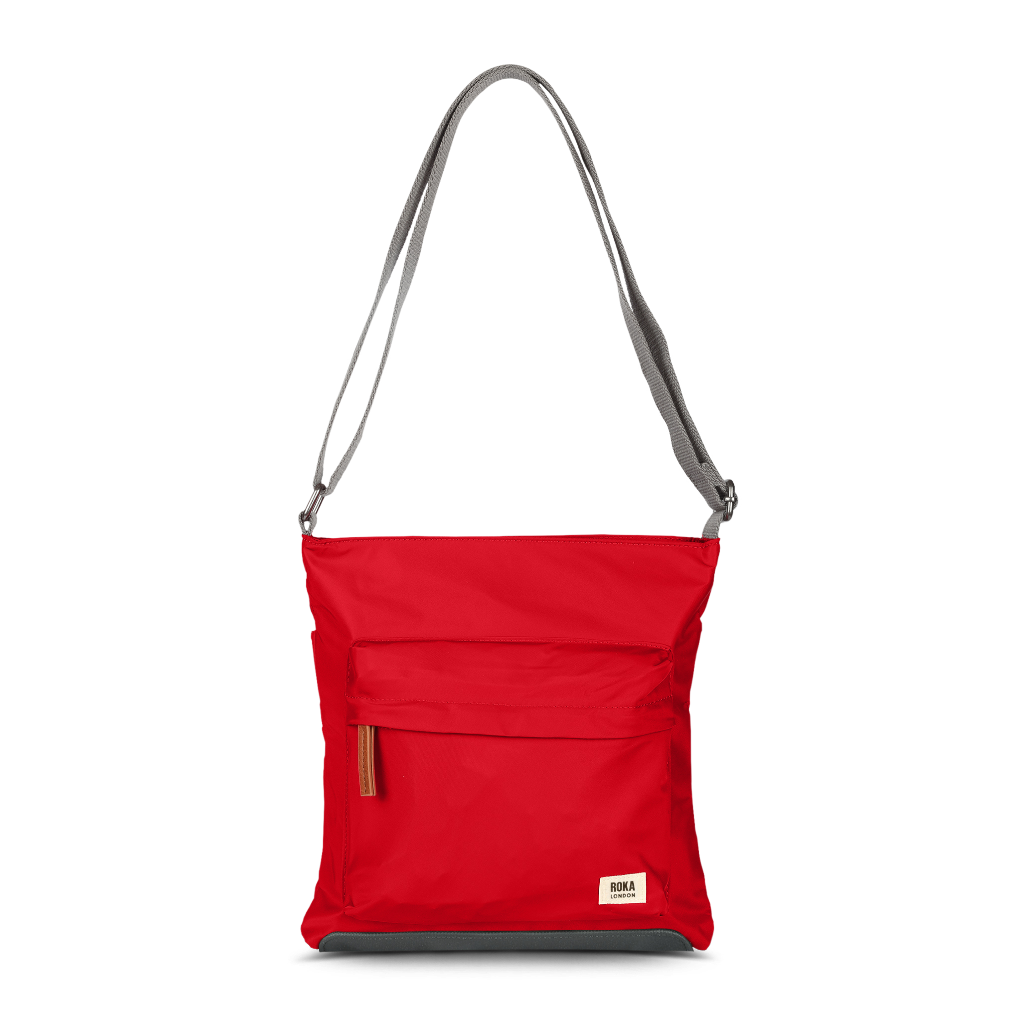 Roka London Kennington skulderveske cranberry medium 2,7 l