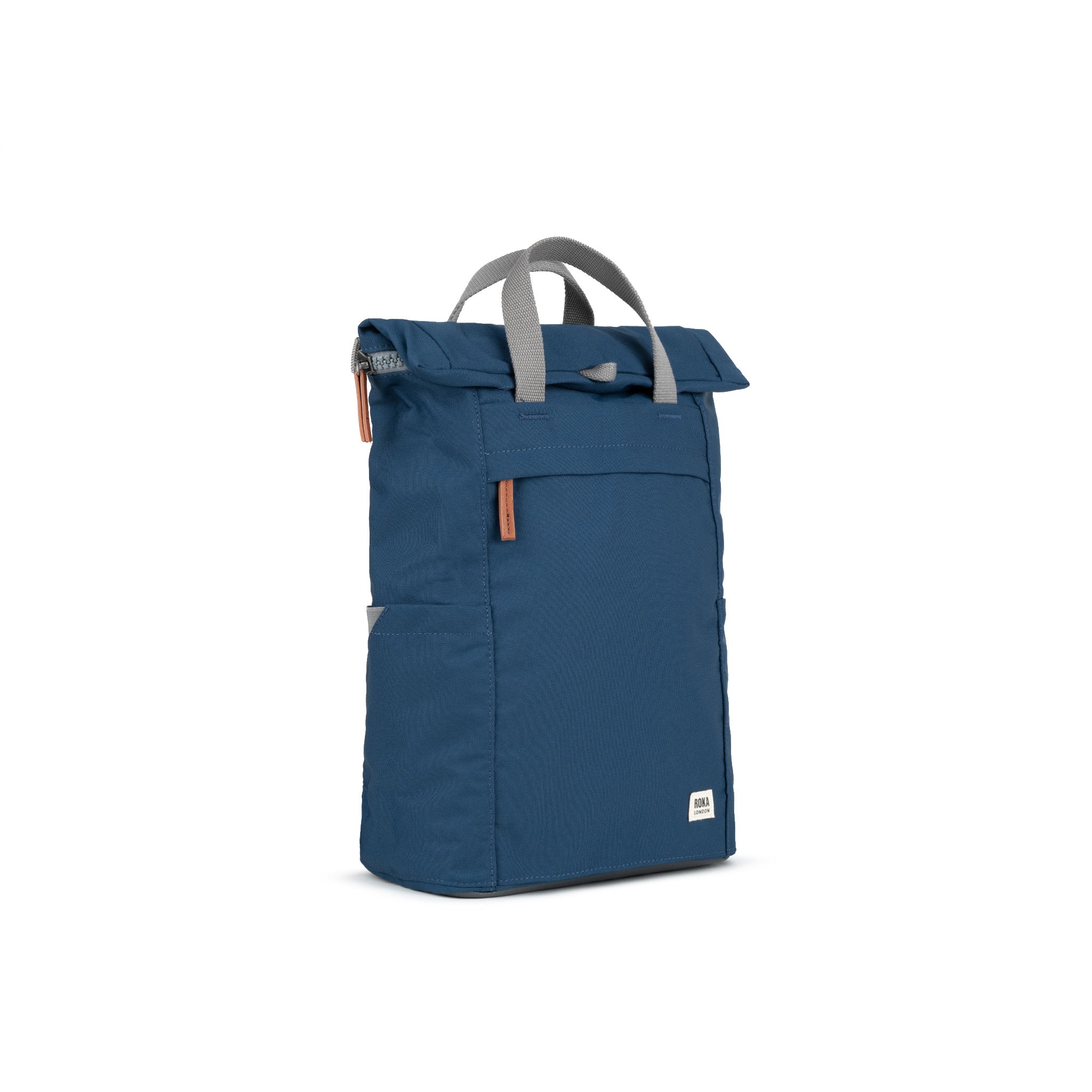 Roka London Finchley ryggsekk Deep Blue rolltopp laptop