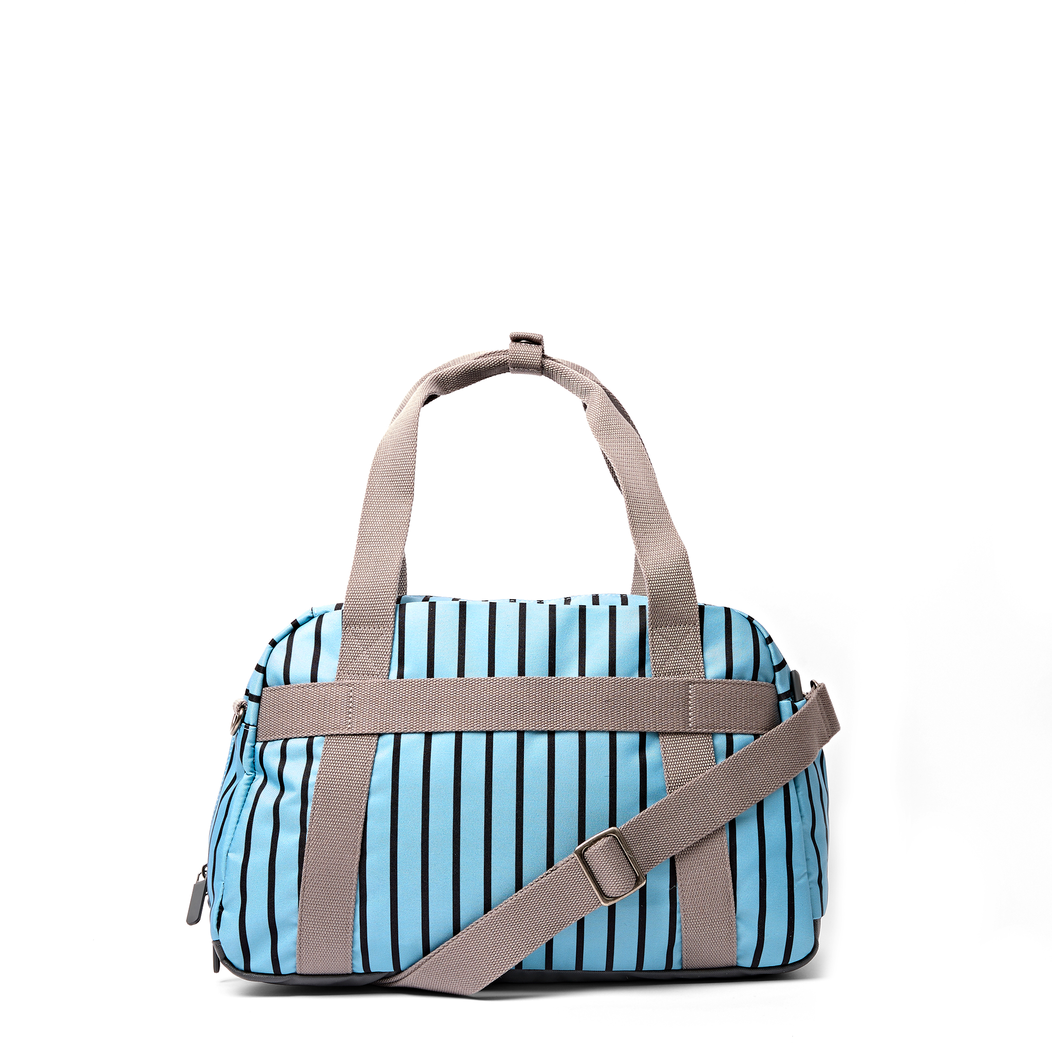 Roka London Gatwick Carry-On duffelbag blue stripe