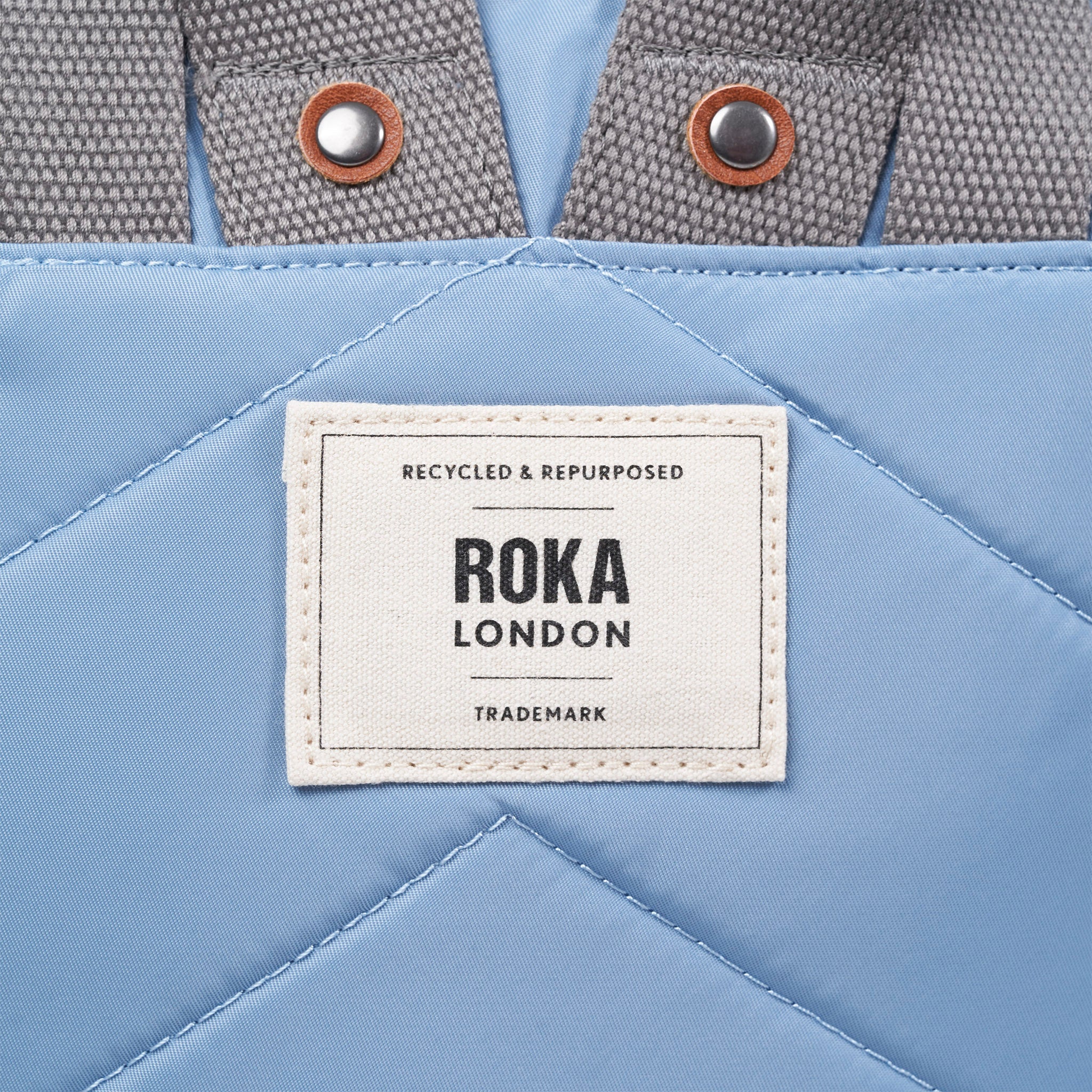 Roka London Canfield ryggsekk Small Retro Blue 9,8 liter