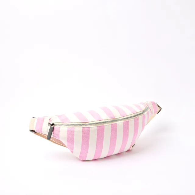 Roka London Mill Hill crossbody rumpetaske Sherbet Stripe small