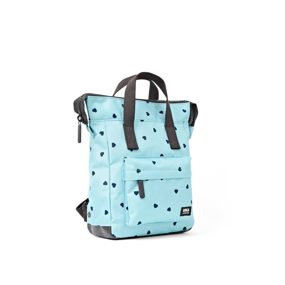 Roka London Bantry ryggsekk Heart Print Small 7,4 liter