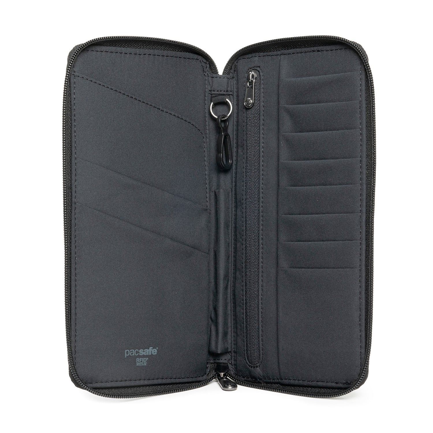 Pacsafe RFIDsafe reiselommebok Black RFID 2 pass