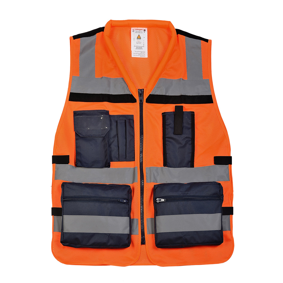 Shugon Hi-Safe Hi-Vis mesh arbeidsvest oransje L