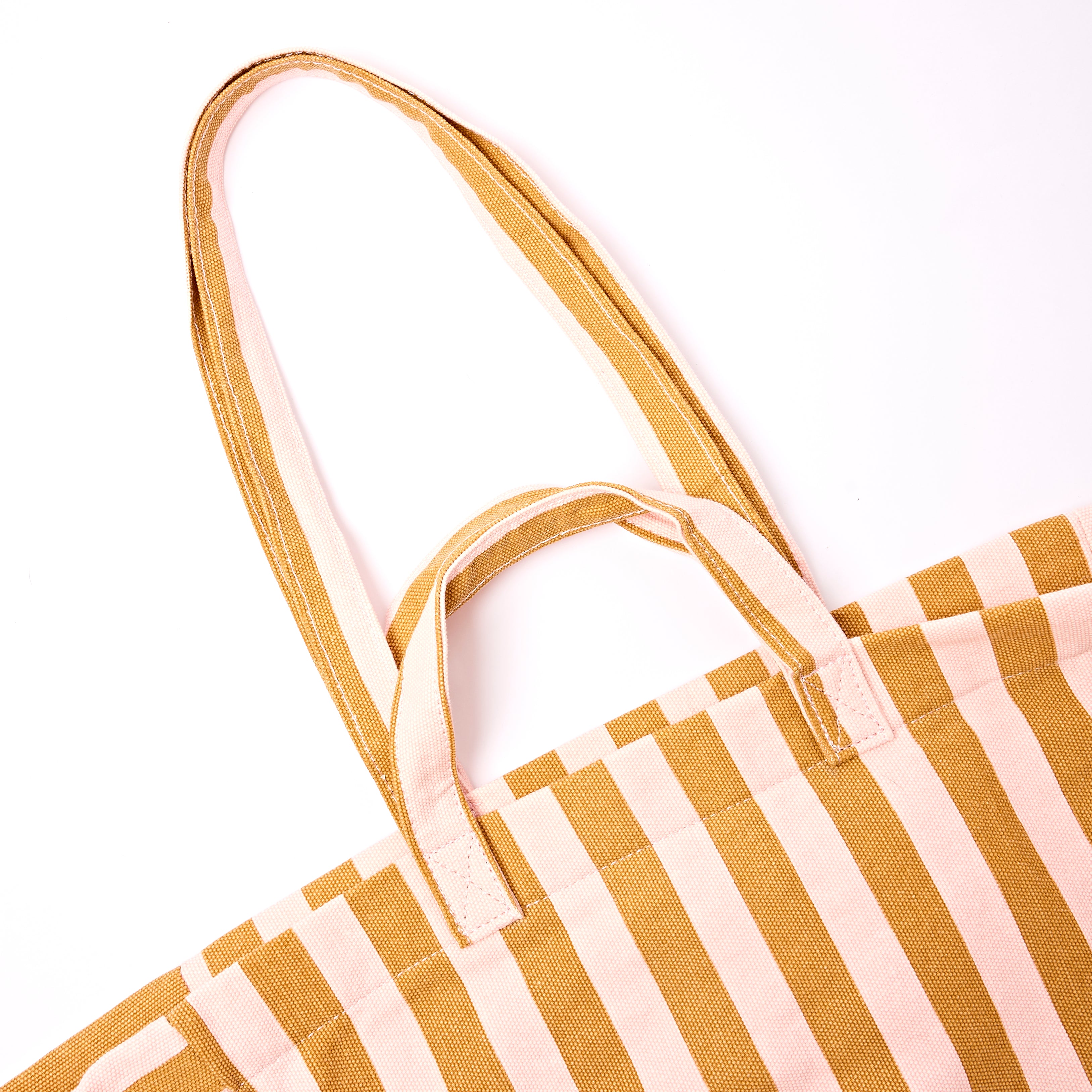 Roka London Marylebone Large tote rose gold stripe 43,4 liter