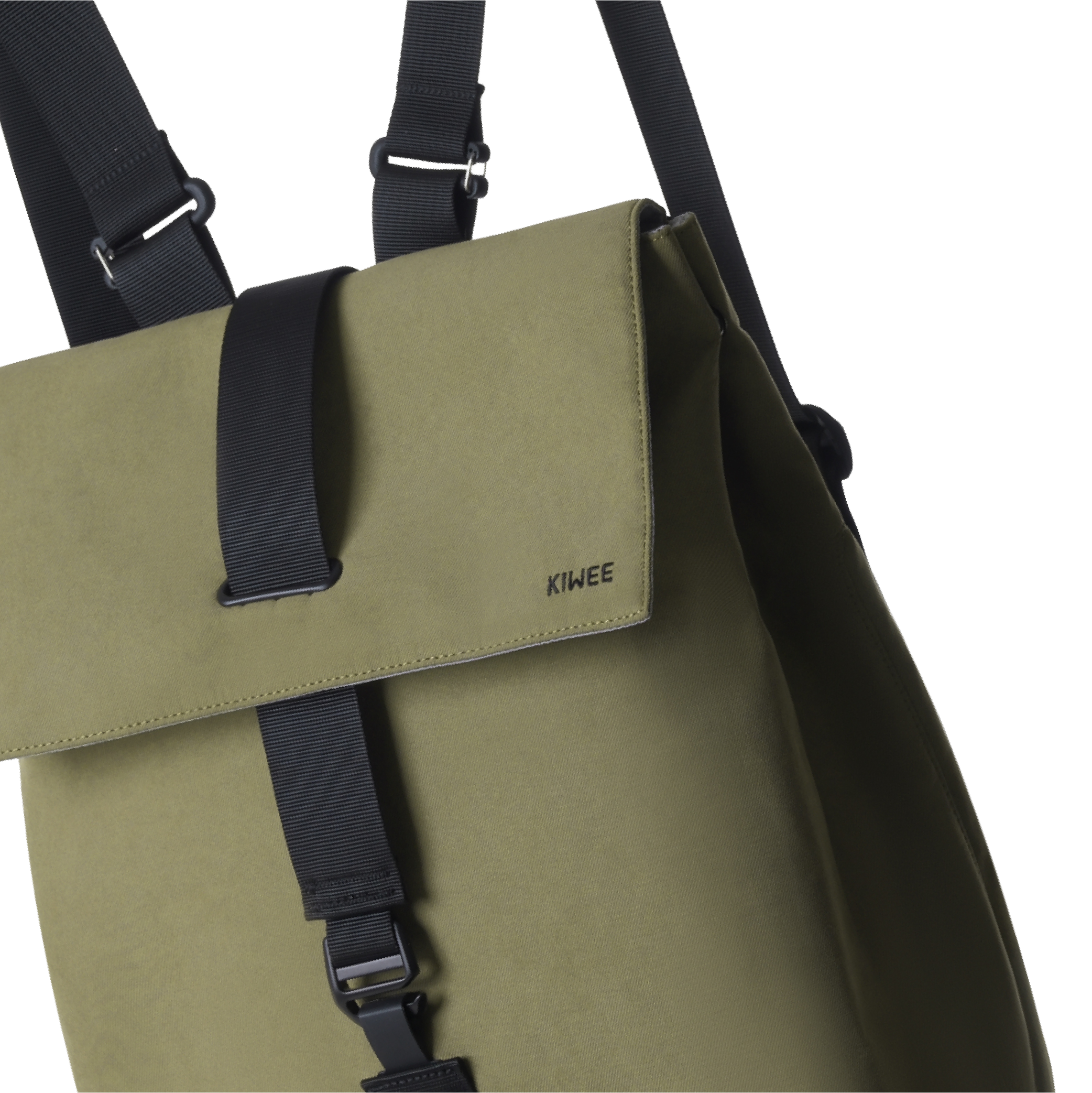 KIWEE Square M ryggsekk mose 15 L laptop 15"