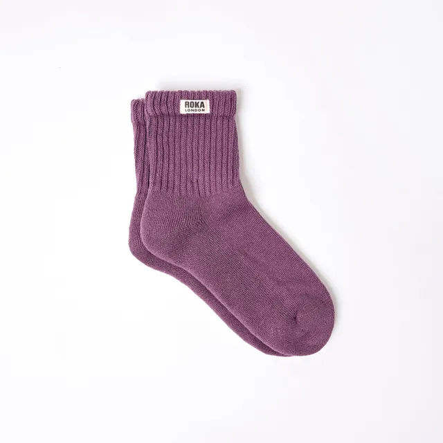 Roka London Windsor sokker Berry dame 36-42 økologisk