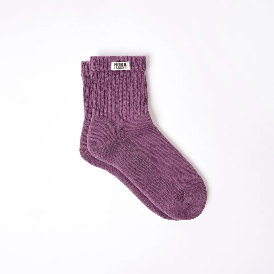 Roka London Windsor sokker Berry dame 36-42 økologisk