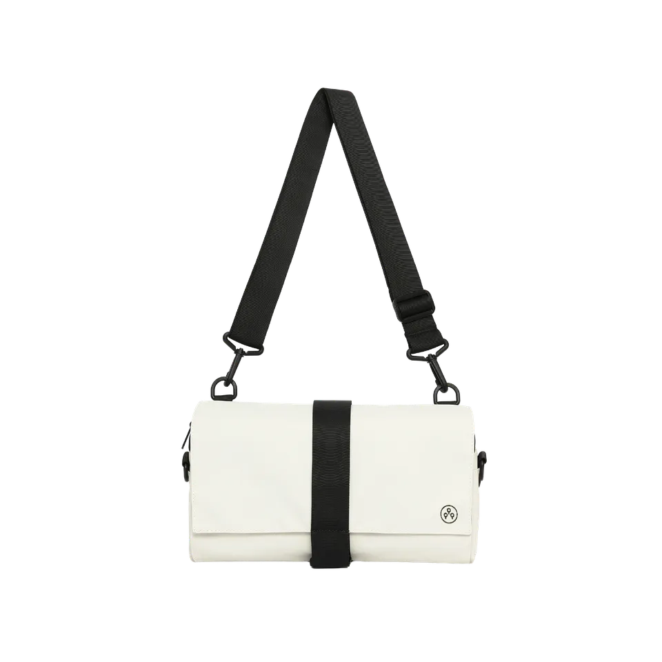 KIWEE Triangle Sling skulderveske hvit 3L vannavvisende