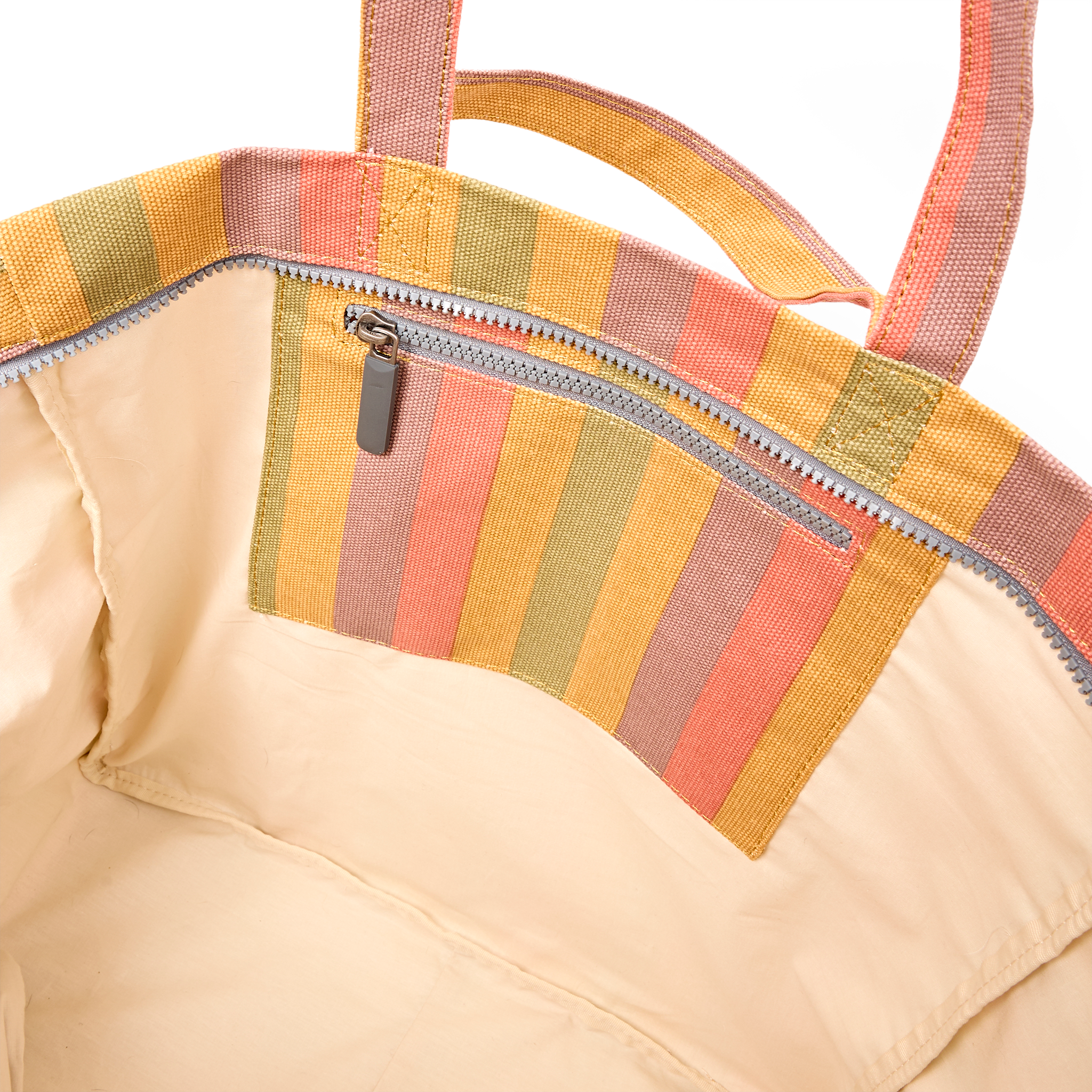 Roka London Marylebone toteveske large stripe 43 liter laptop
