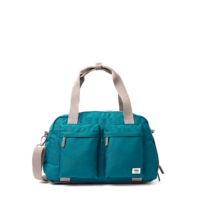 Roka London Gatwick duffelbag Deep Teal Small kabin