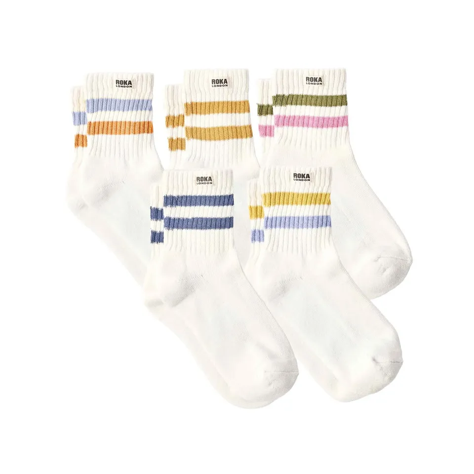 Roka London Windsor crewsokker dame Active Sporty 3-pk